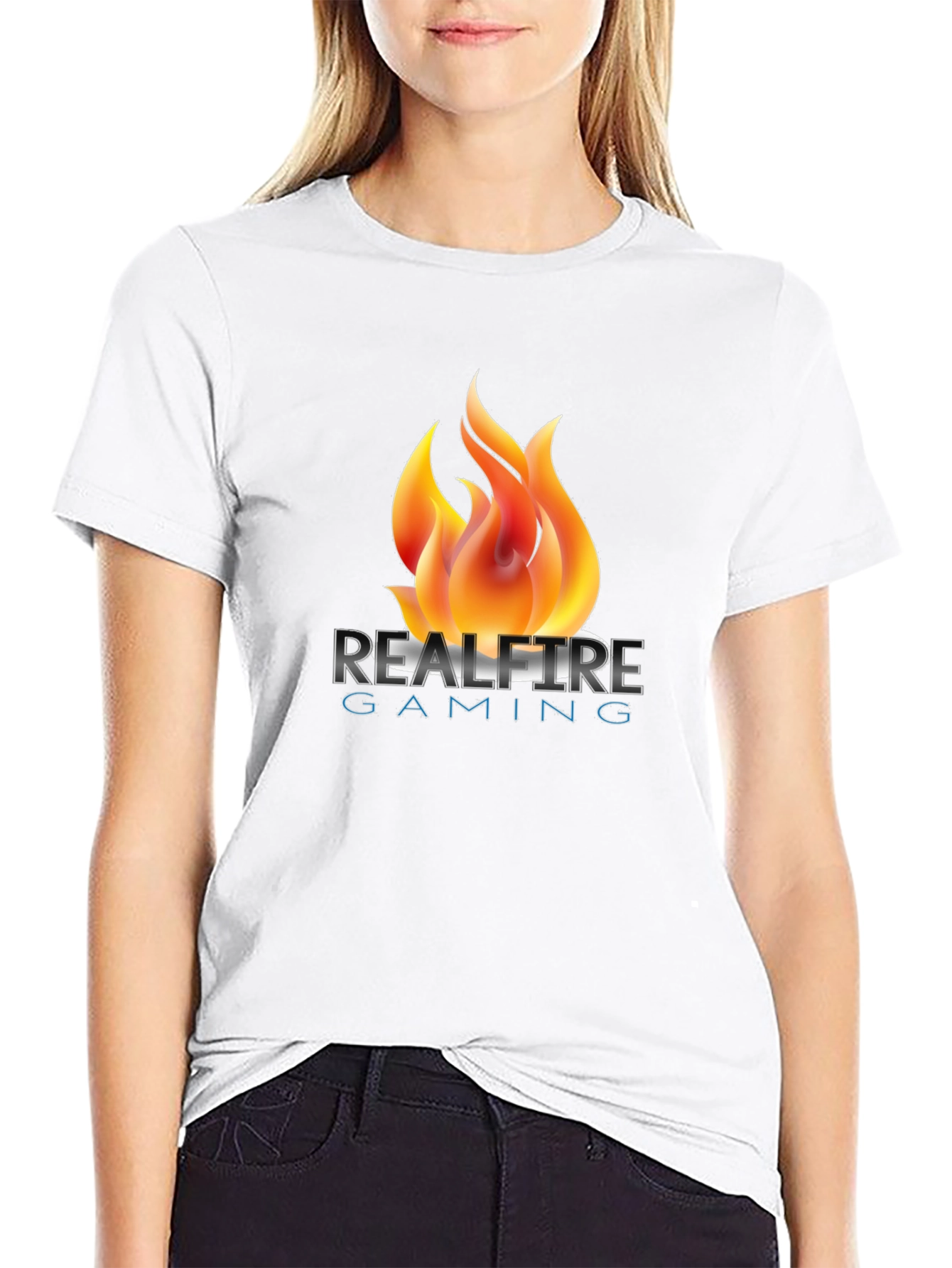 Realfire Gaming Black Graphic T-Shirt