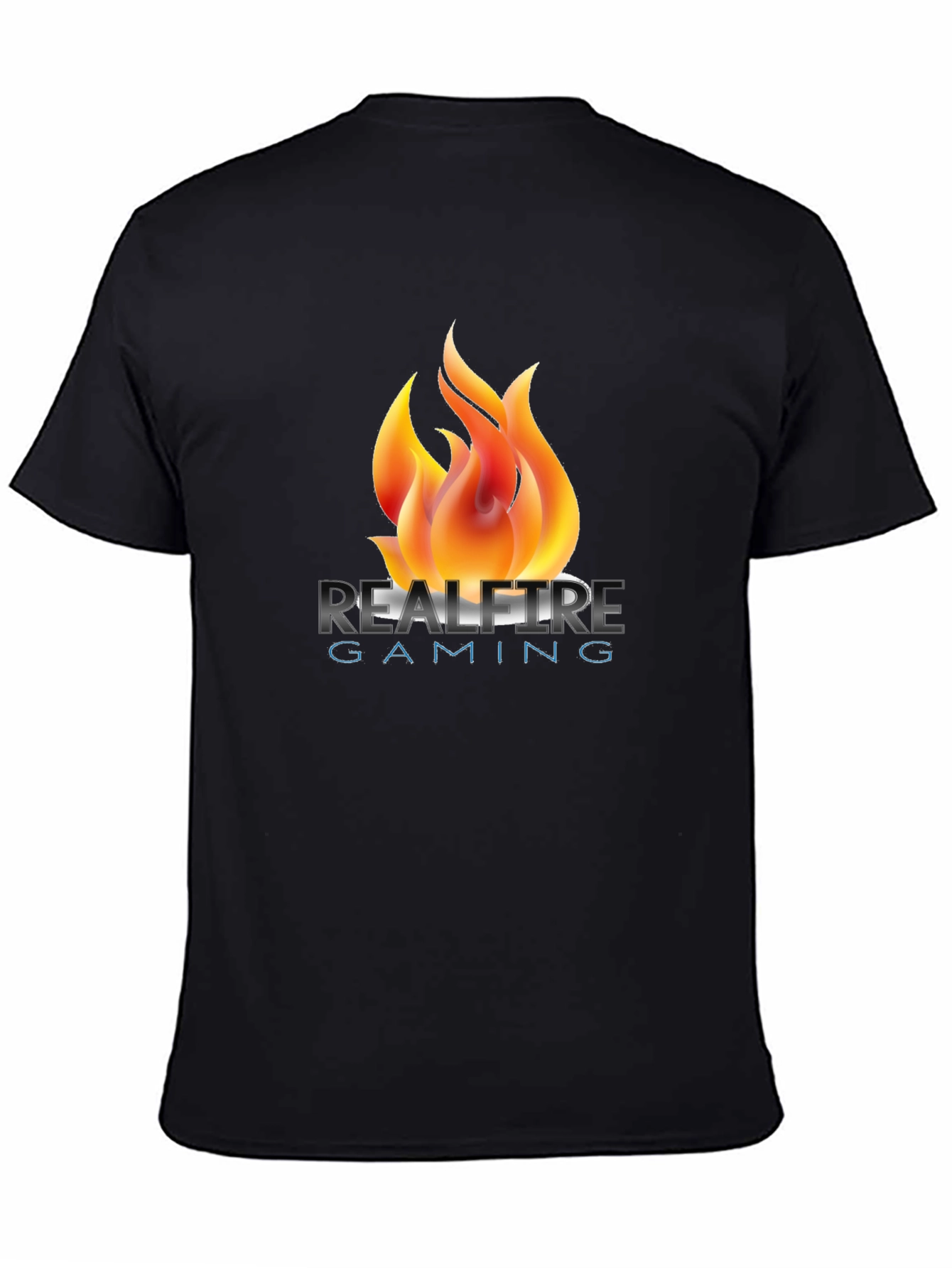 Realfire Gaming Black Graphic T-Shirt