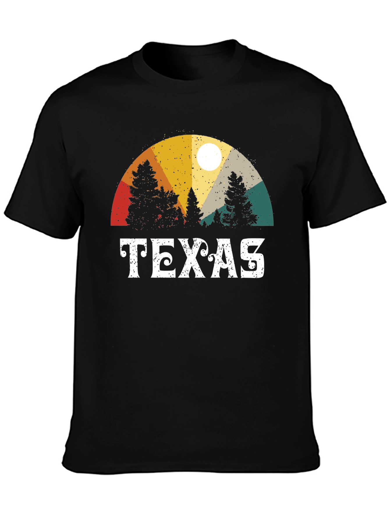 Texas Retro Graphic Tee - Nature Inspired T-Shirt