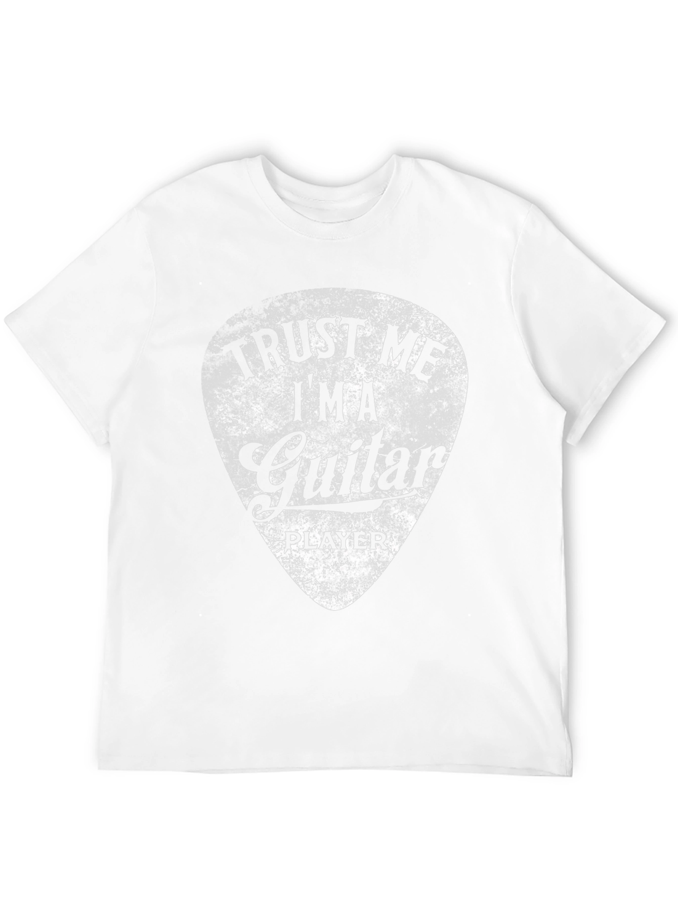 Trust Me Guitar Player Black Graphic T-Shirt