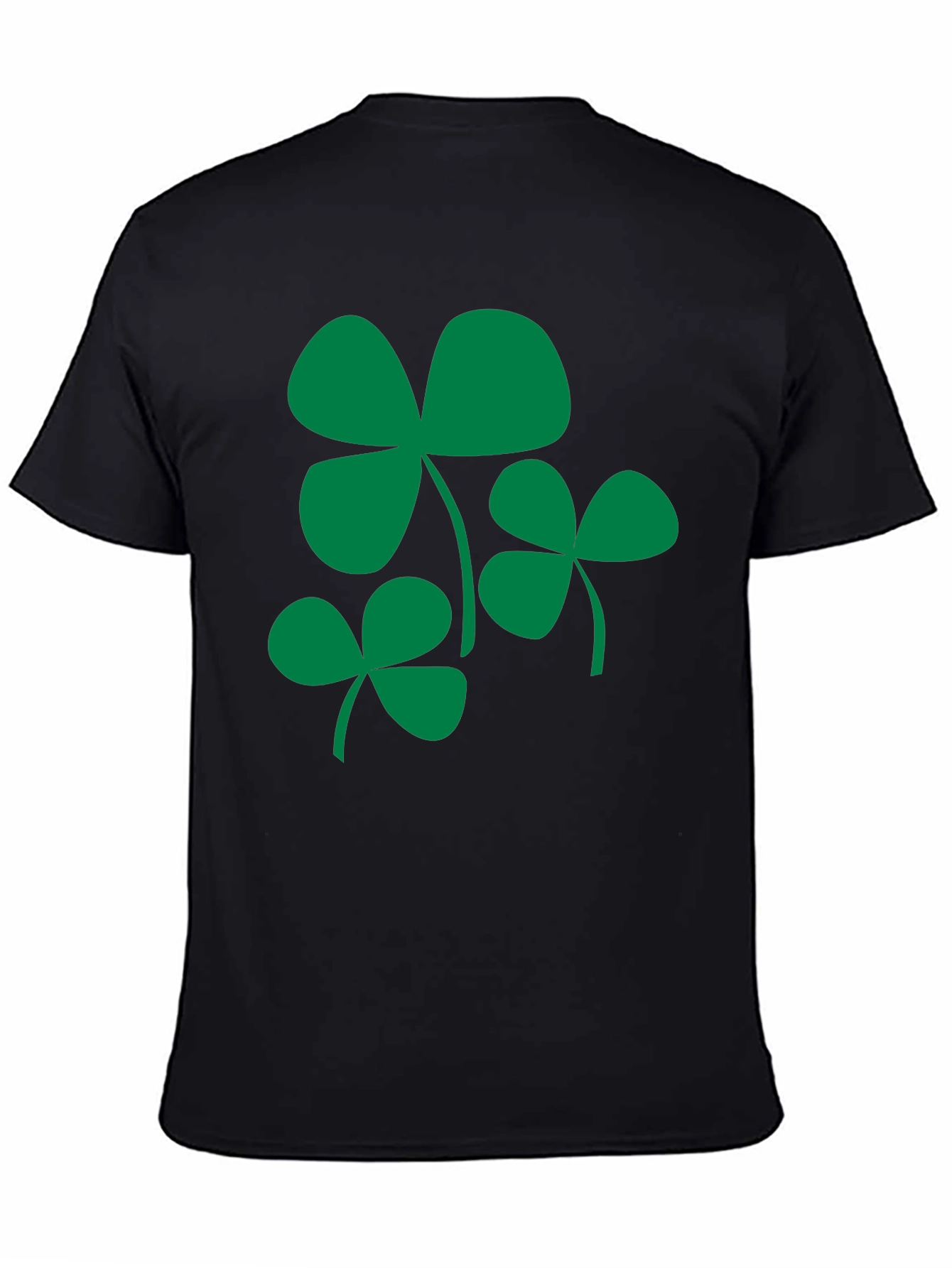 Shamrock Black T-Shirt - St. Patricks Day Apparel
