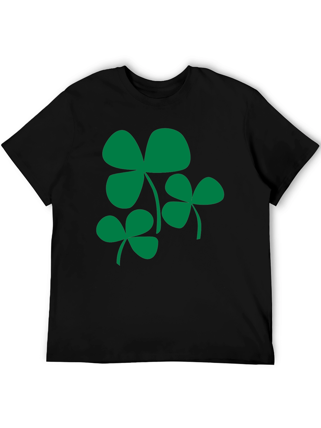 Shamrock Black T-Shirt - St. Patricks Day Apparel