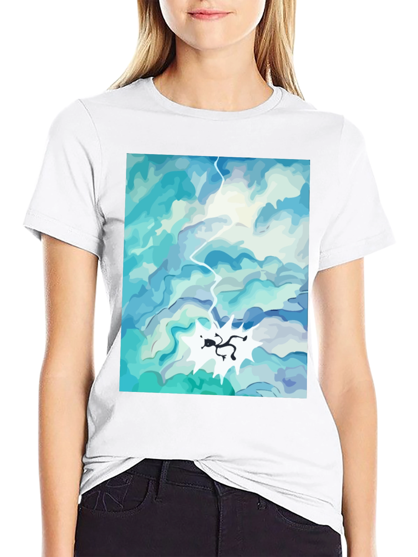 Sky Diver Black T-Shirt