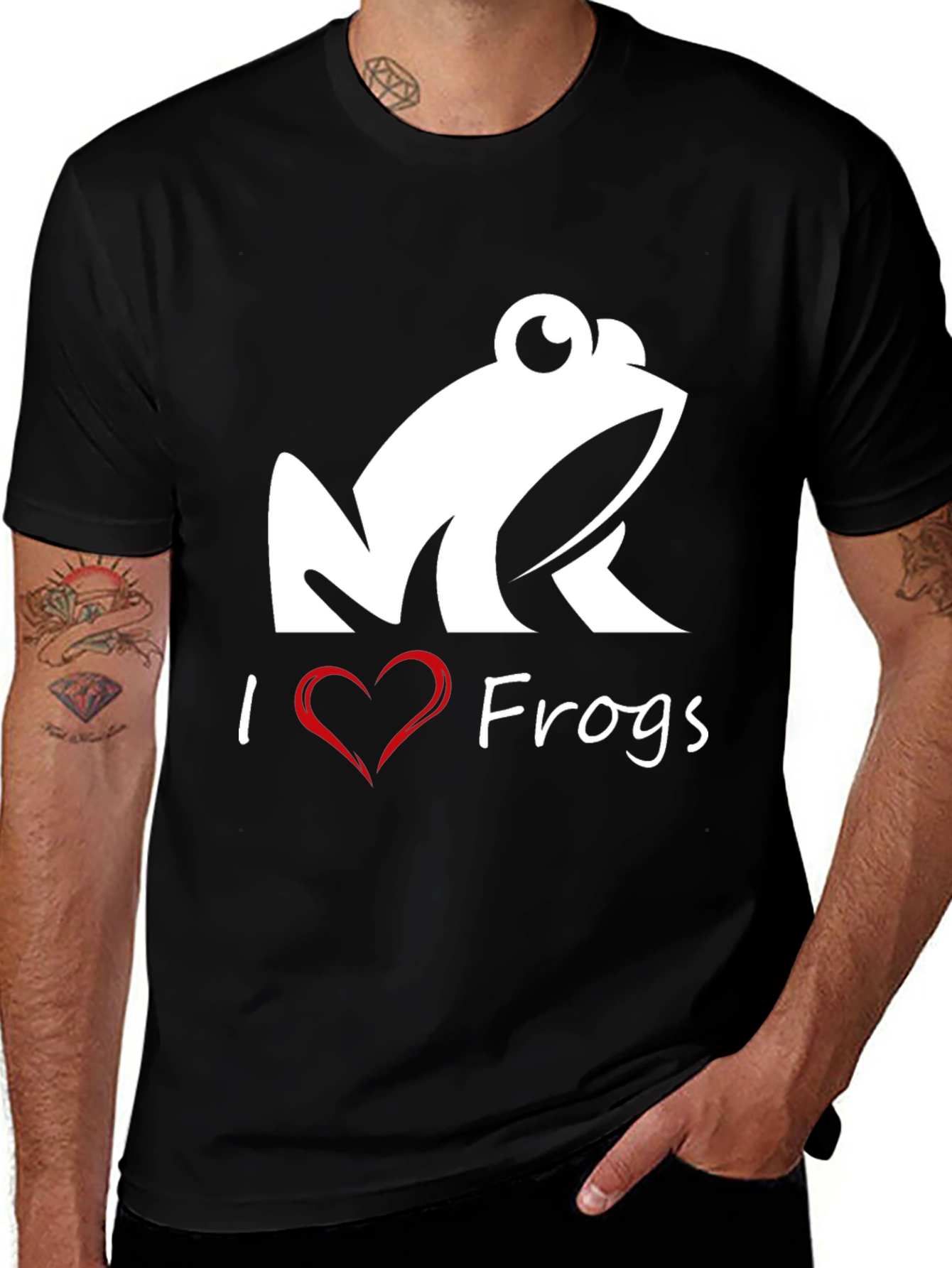 I Heart Frogs T-Shirt - Cute Amphibian Tee