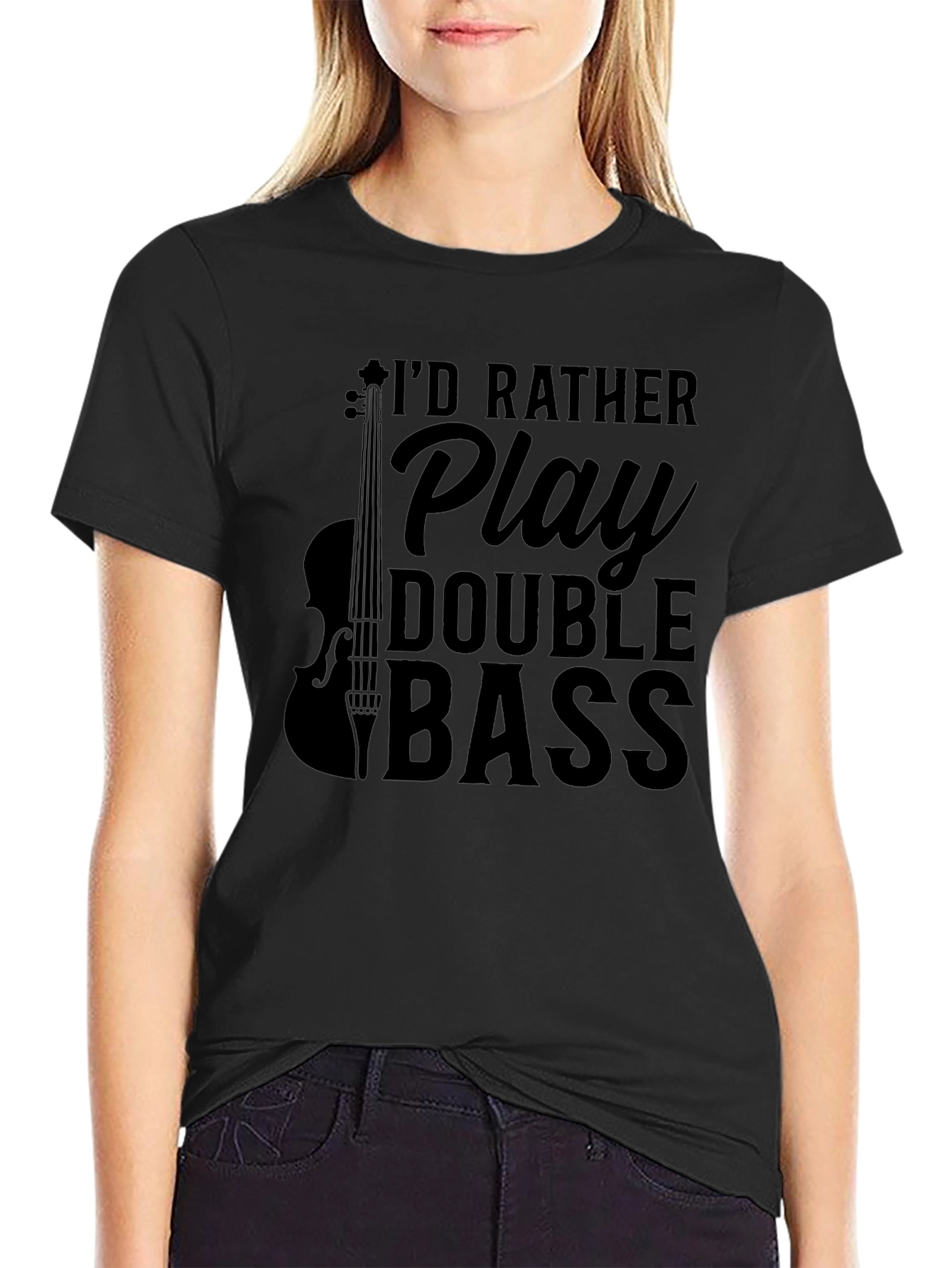 Double Bass Player T-Shirt - Music Lover Gift