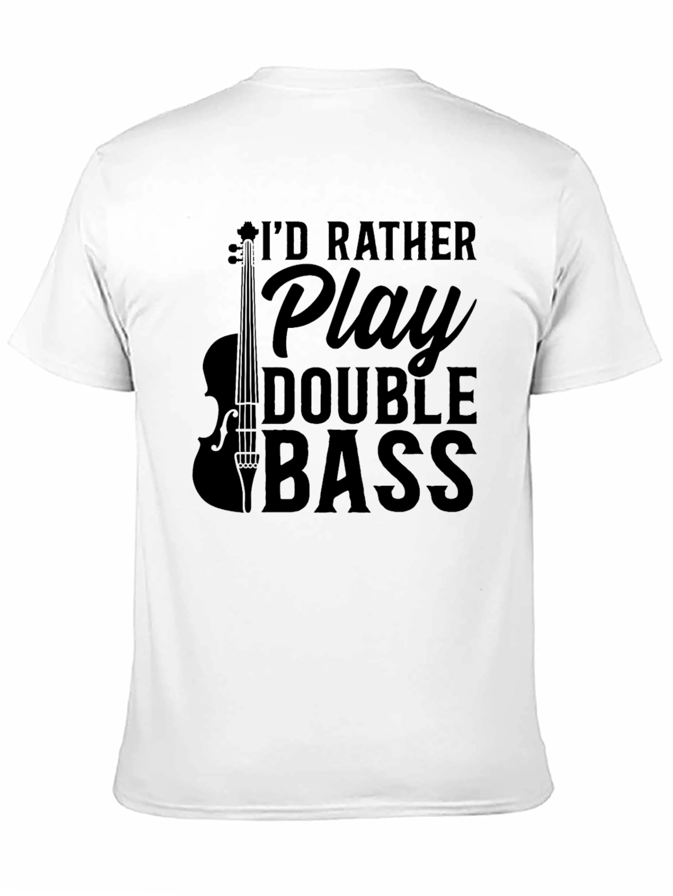 Double Bass Player T-Shirt - Music Lover Gift
