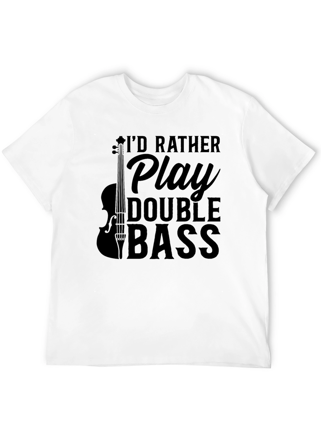 Double Bass Player T-Shirt - Music Lover Gift