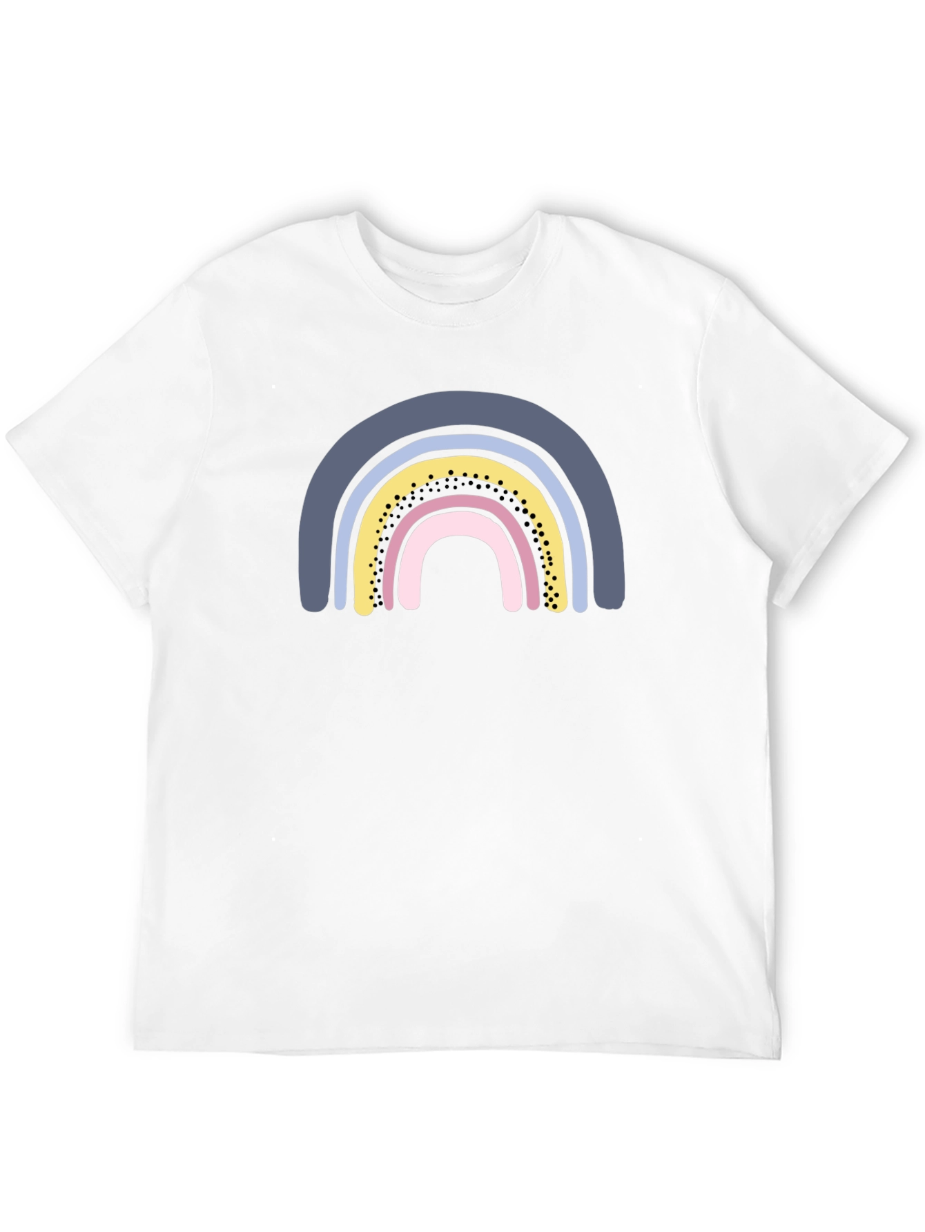 Rainbow Graphic Tee - Unisex Cotton T-Shirt