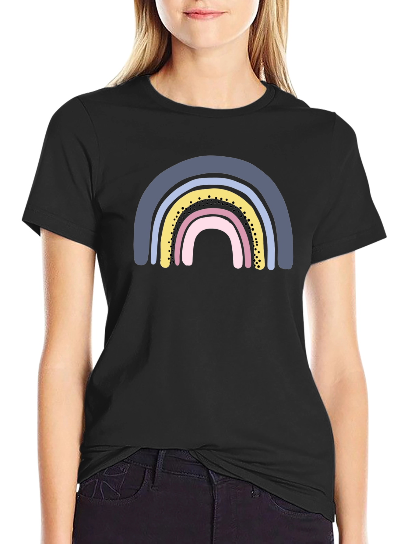 Rainbow Graphic Tee - Unisex Cotton T-Shirt