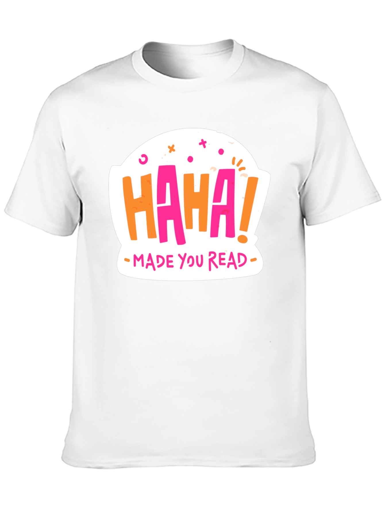 Haha Made You Read Graphic Tee - Black