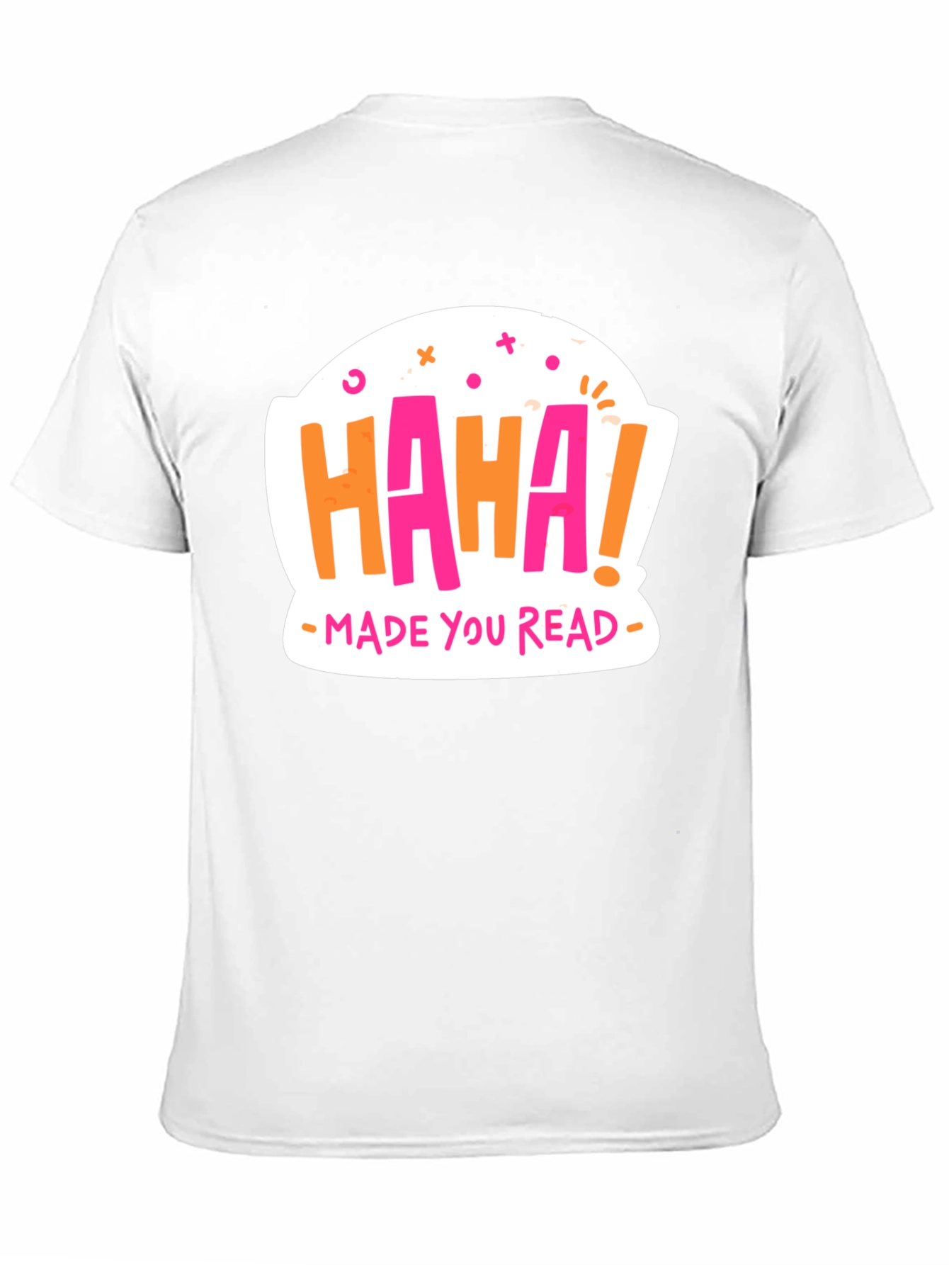 Haha Made You Read Graphic Tee - Black