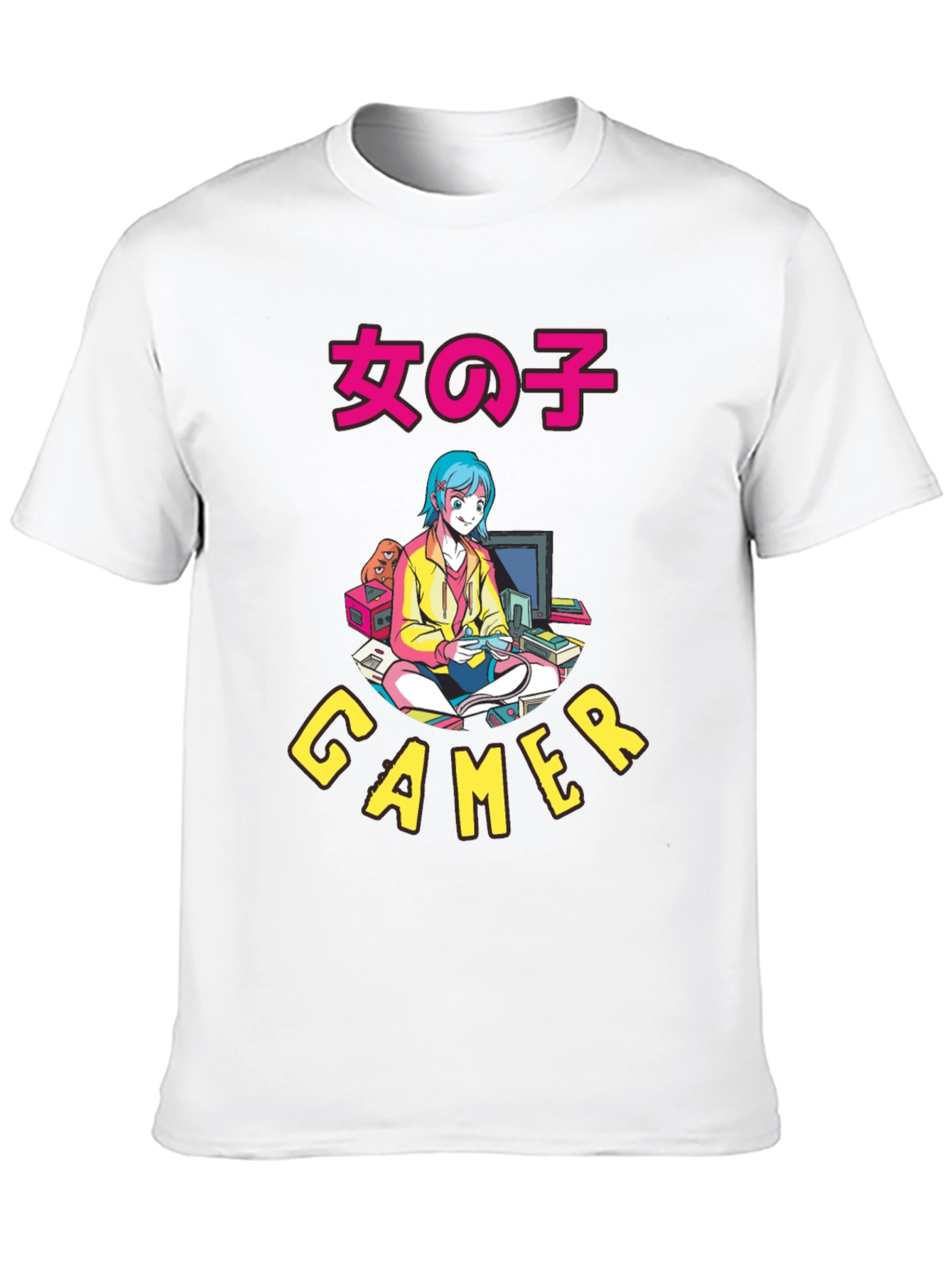 Anime Gamer Graphic T-Shirt