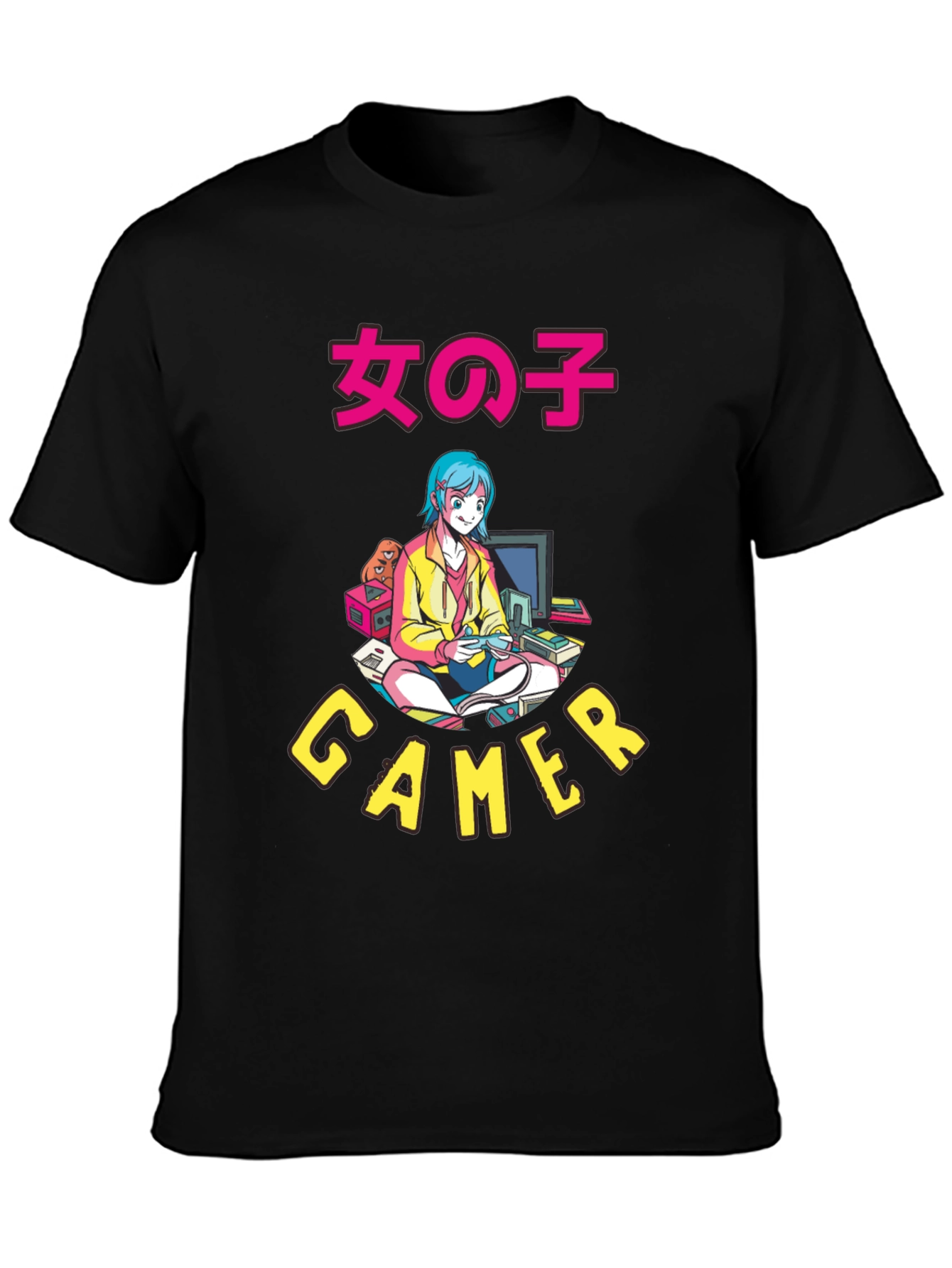 Anime Gamer Graphic T-Shirt