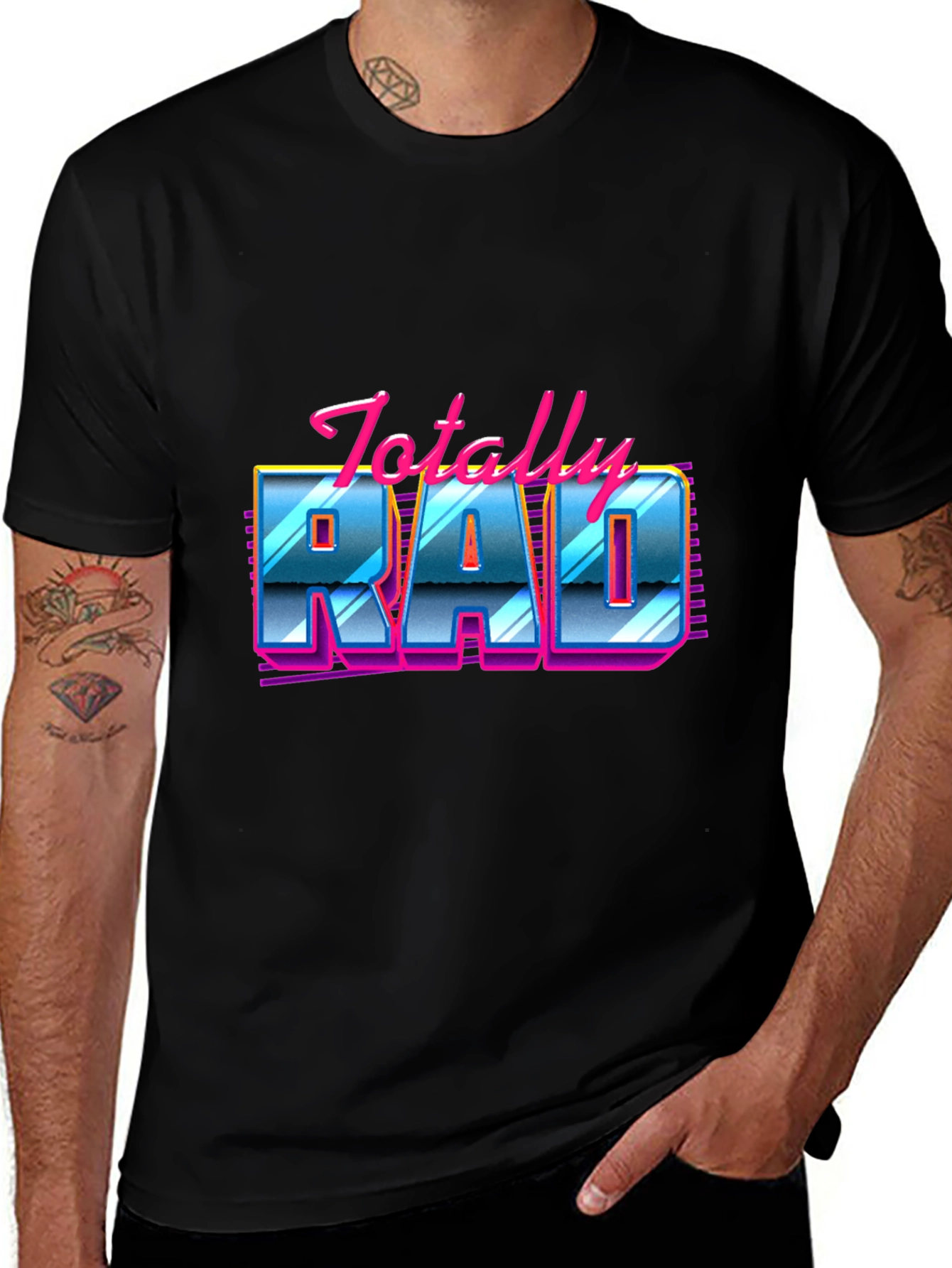 Totally Rad 80s Retro Graphic Tee