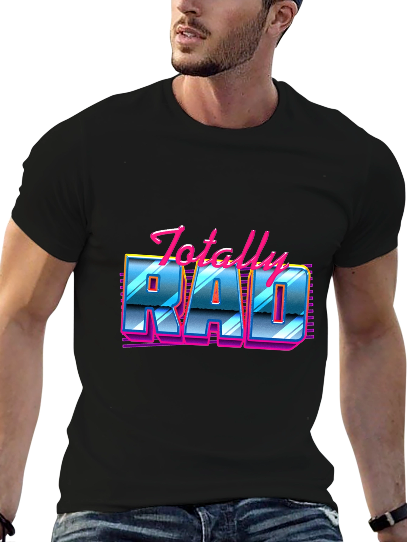 Totally Rad 80s Retro Graphic Tee