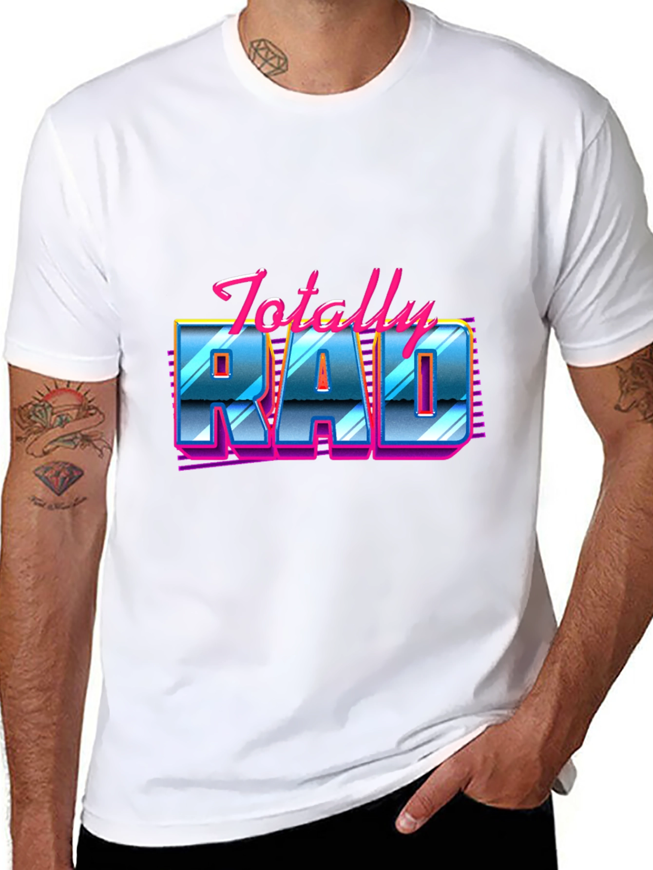 Totally Rad 80s Retro Graphic Tee