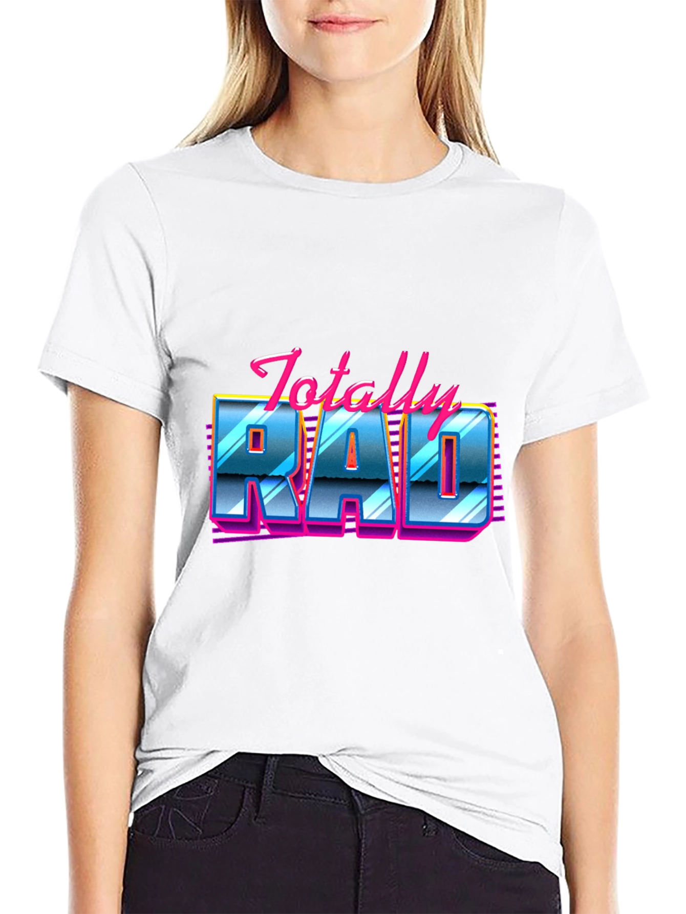 Totally Rad 80s Retro Graphic Tee