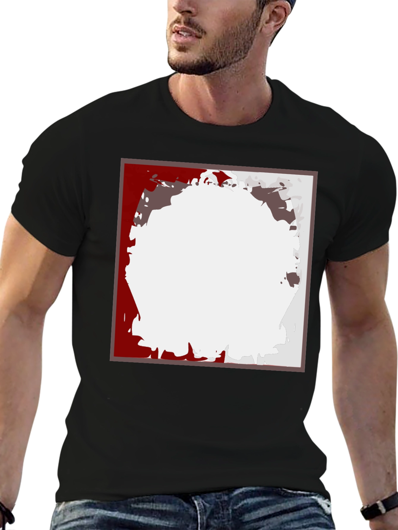 Abstract Square Graphic Tee