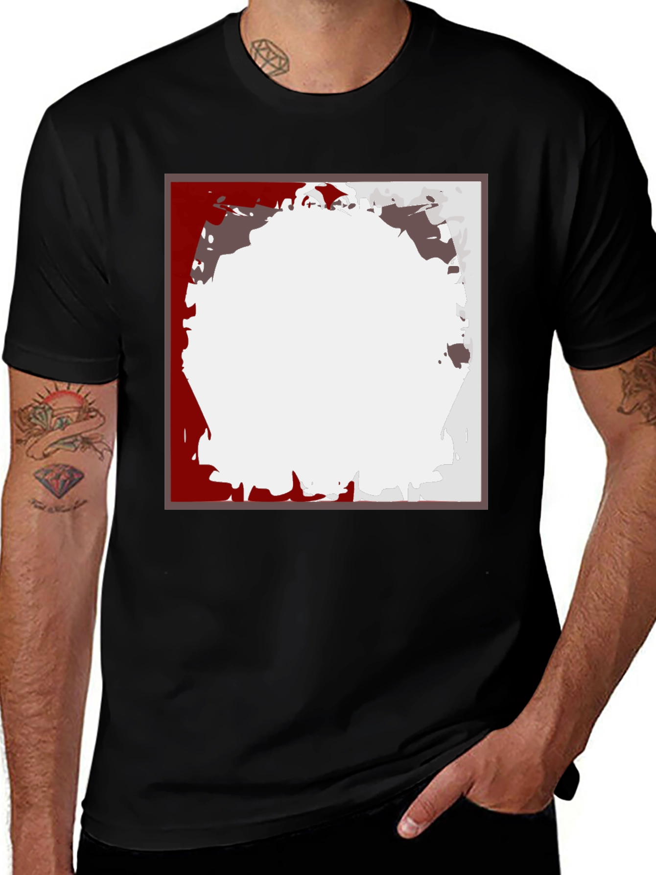 Abstract Square Graphic Tee