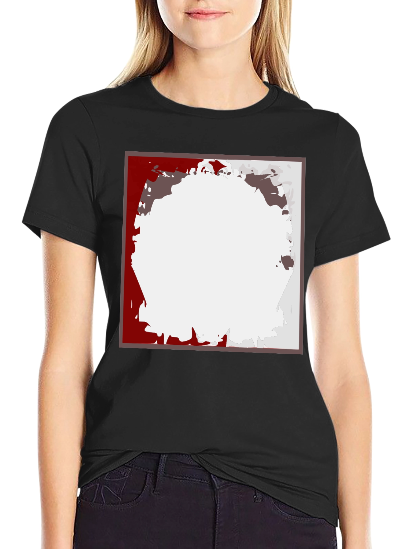 Abstract Square Graphic Tee