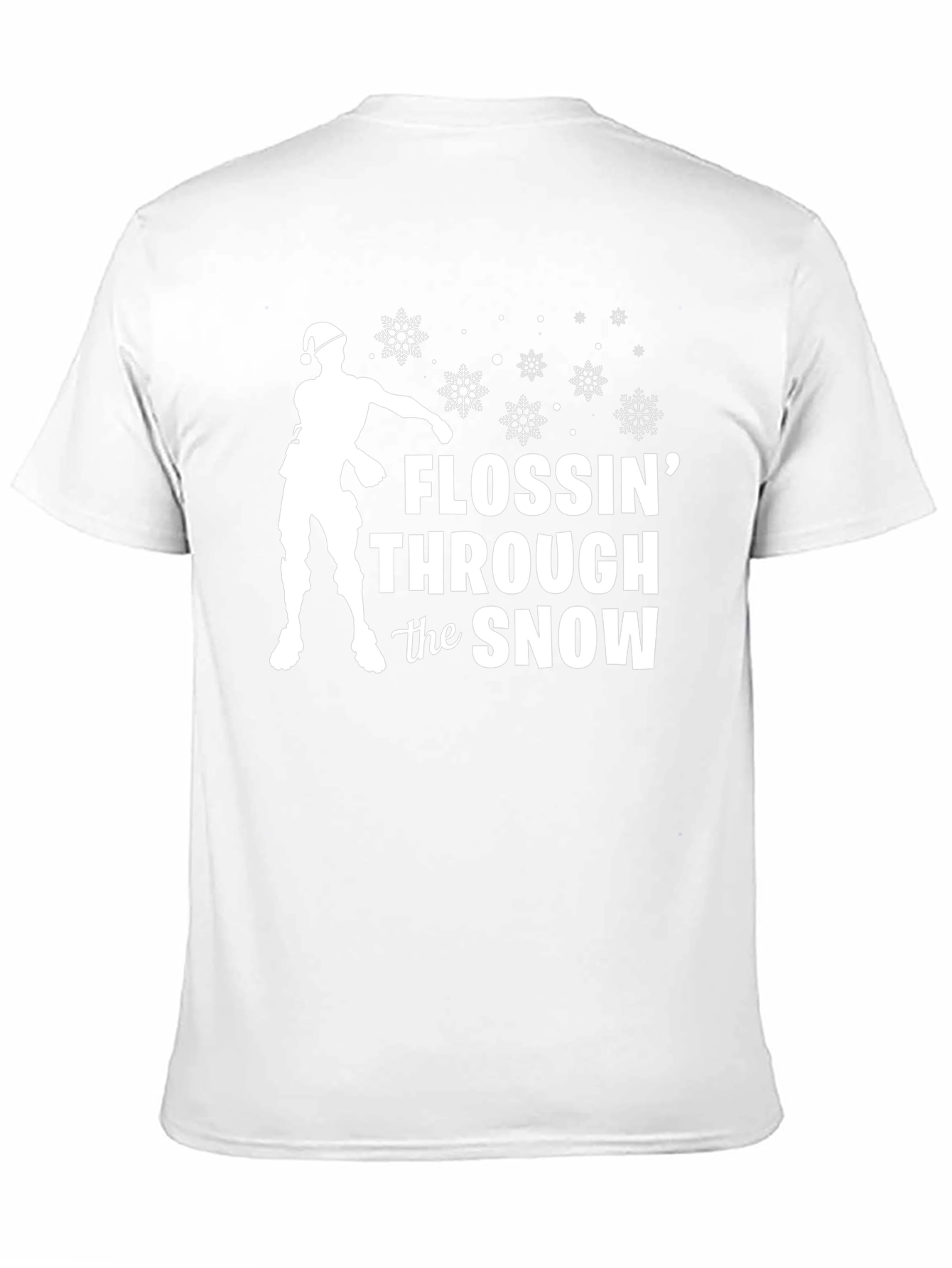 Flossin Through the Snow Christmas T-Shirt