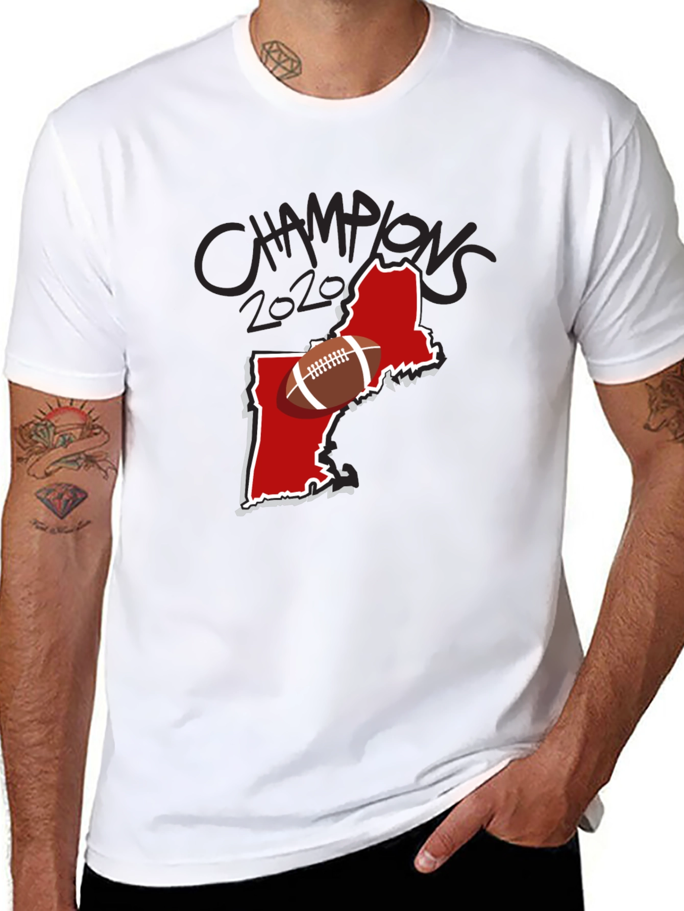Champions 2020 Football T-Shirt