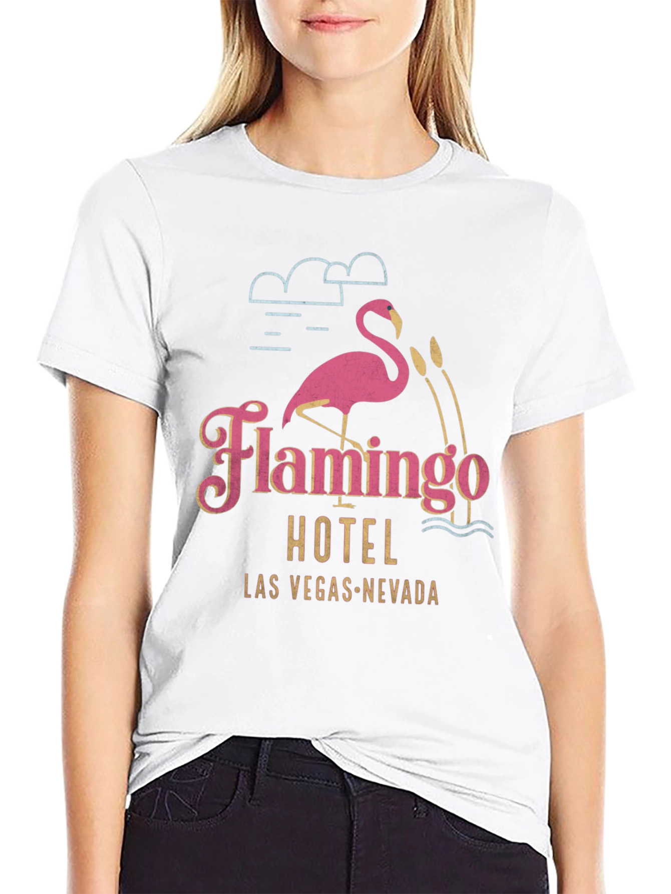 Flamingo Hotel T-Shirt - Las Vegas Retro Graphic Tee