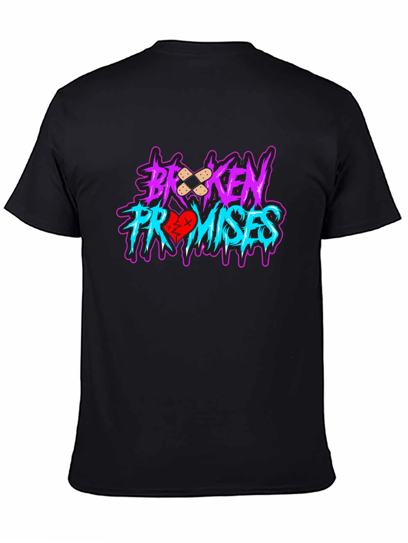 Broken Promises Graphic Tee - Black