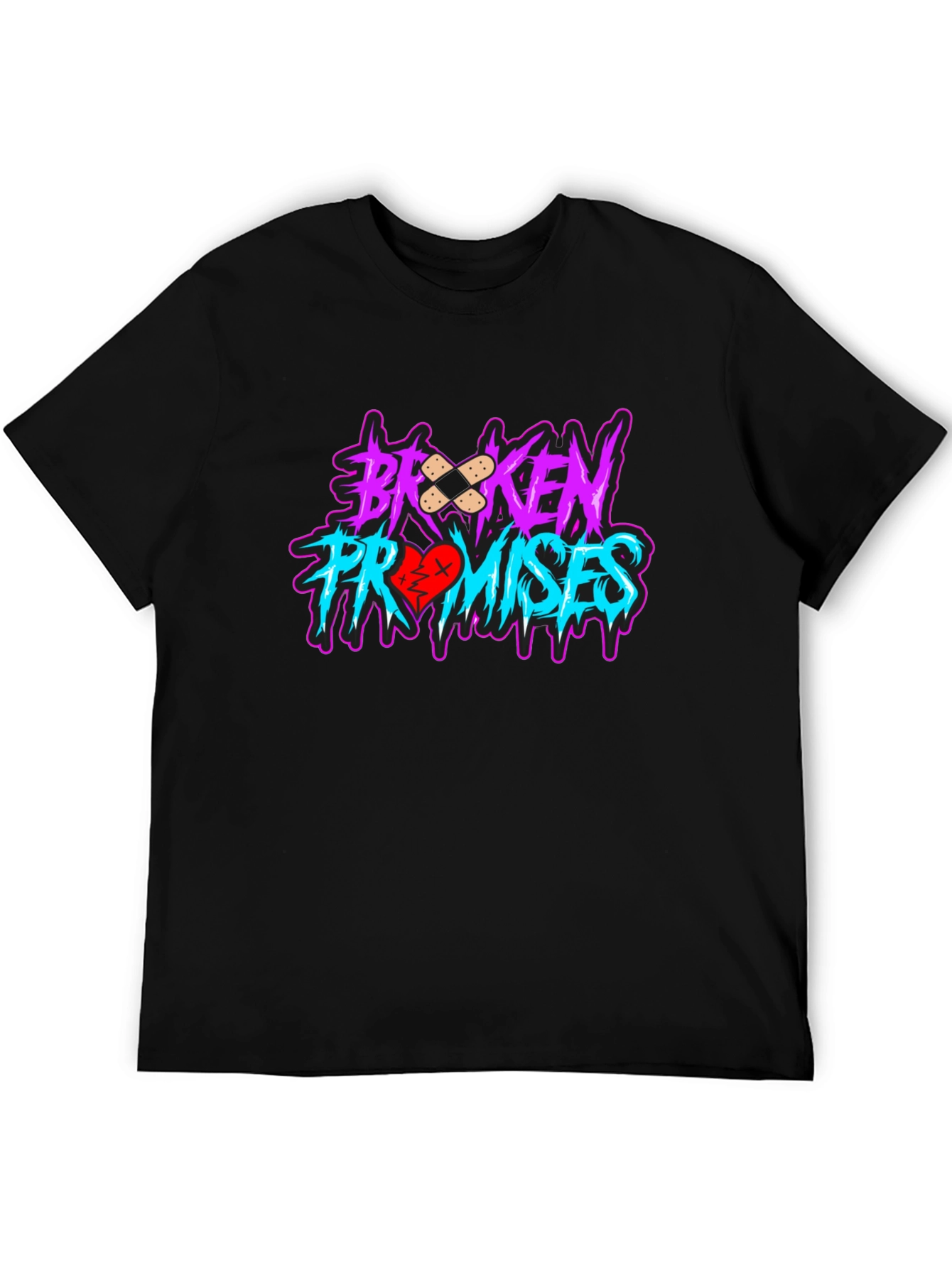 Broken Promises Graphic Tee - Black