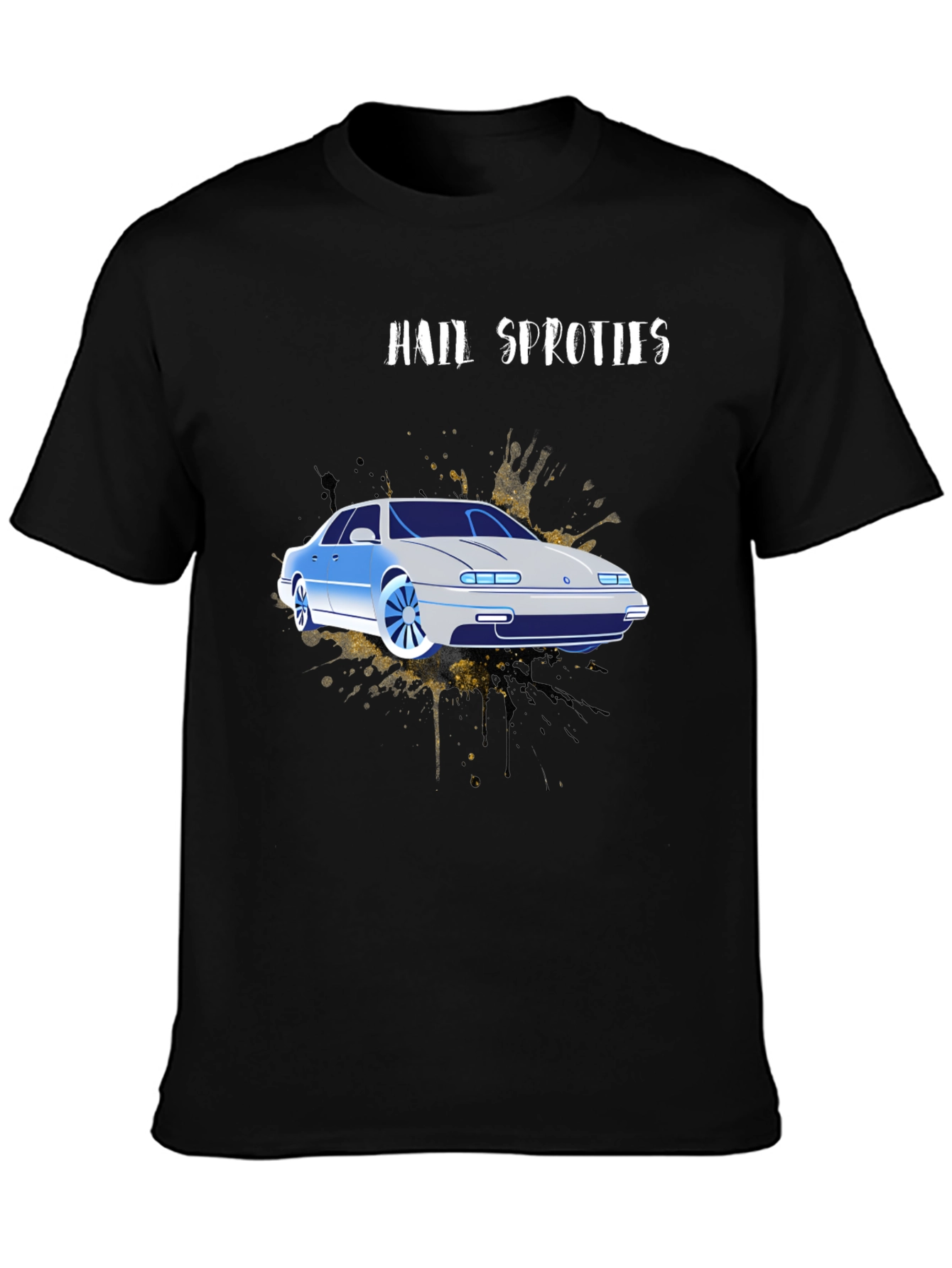 Hail Sprotics Car Graphic T-Shirt