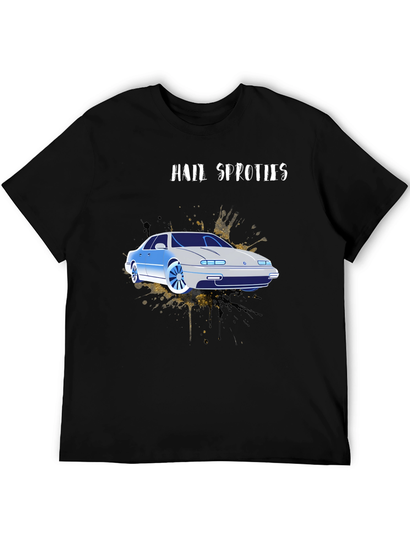 Hail Sprotics Car Graphic T-Shirt