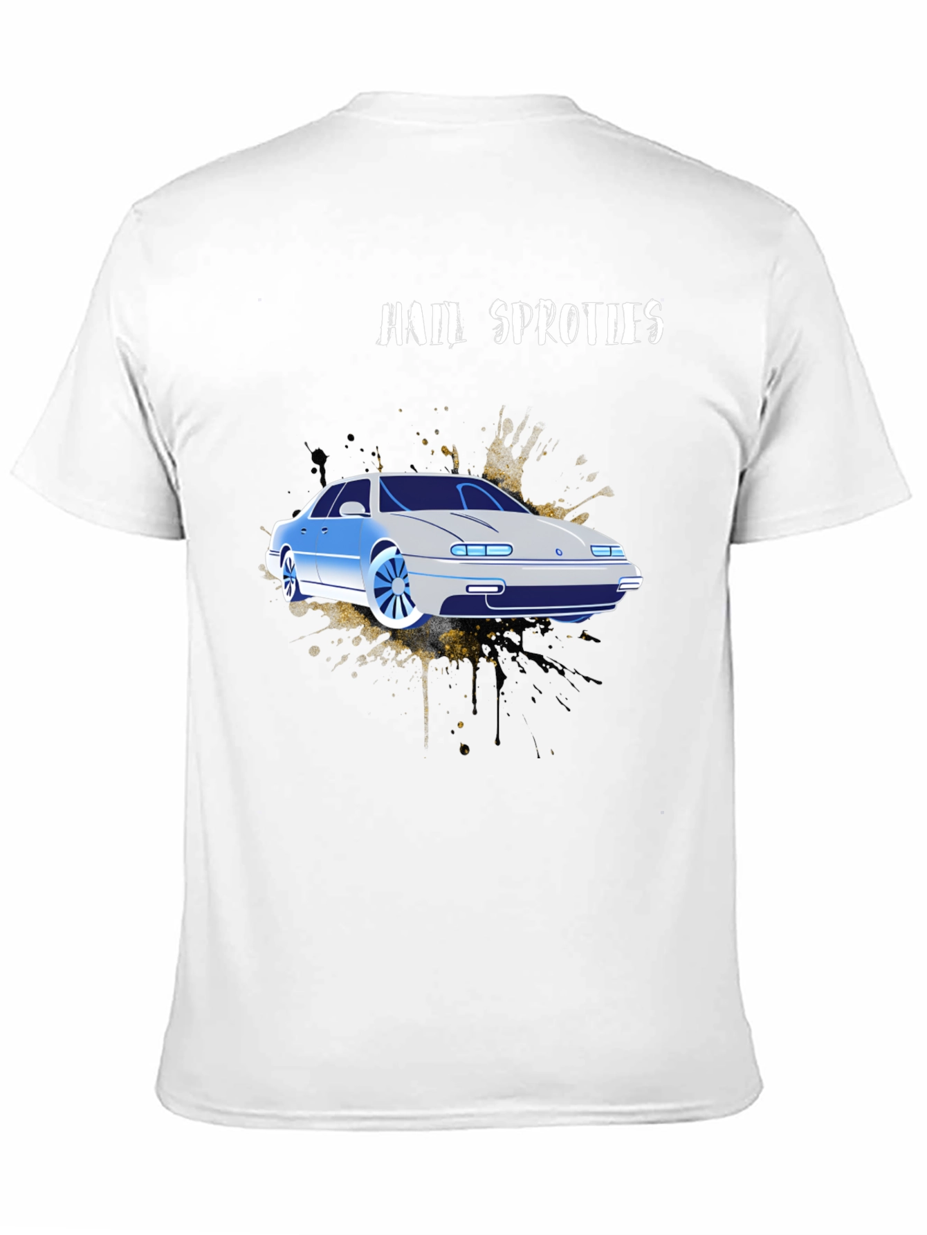 Hail Sprotics Car Graphic T-Shirt