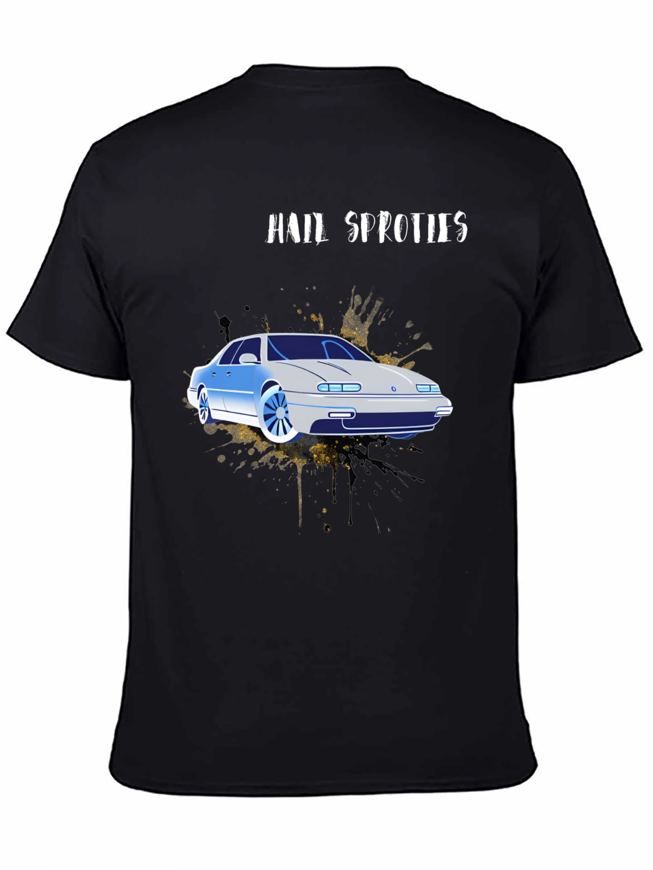 Hail Sprotics Car Graphic T-Shirt
