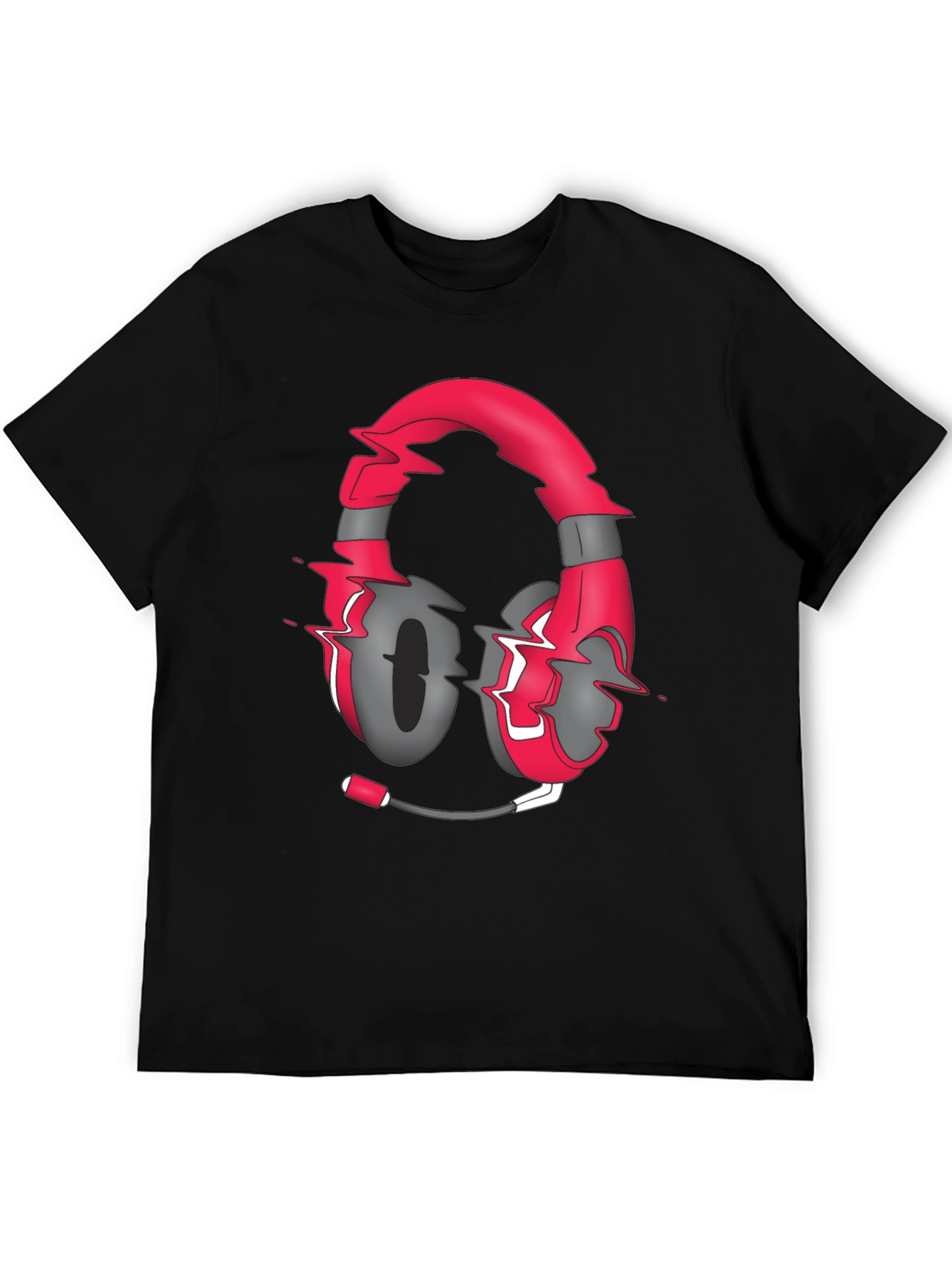Gaming Headset Graphic Tee - Stylish Gamer Shirt