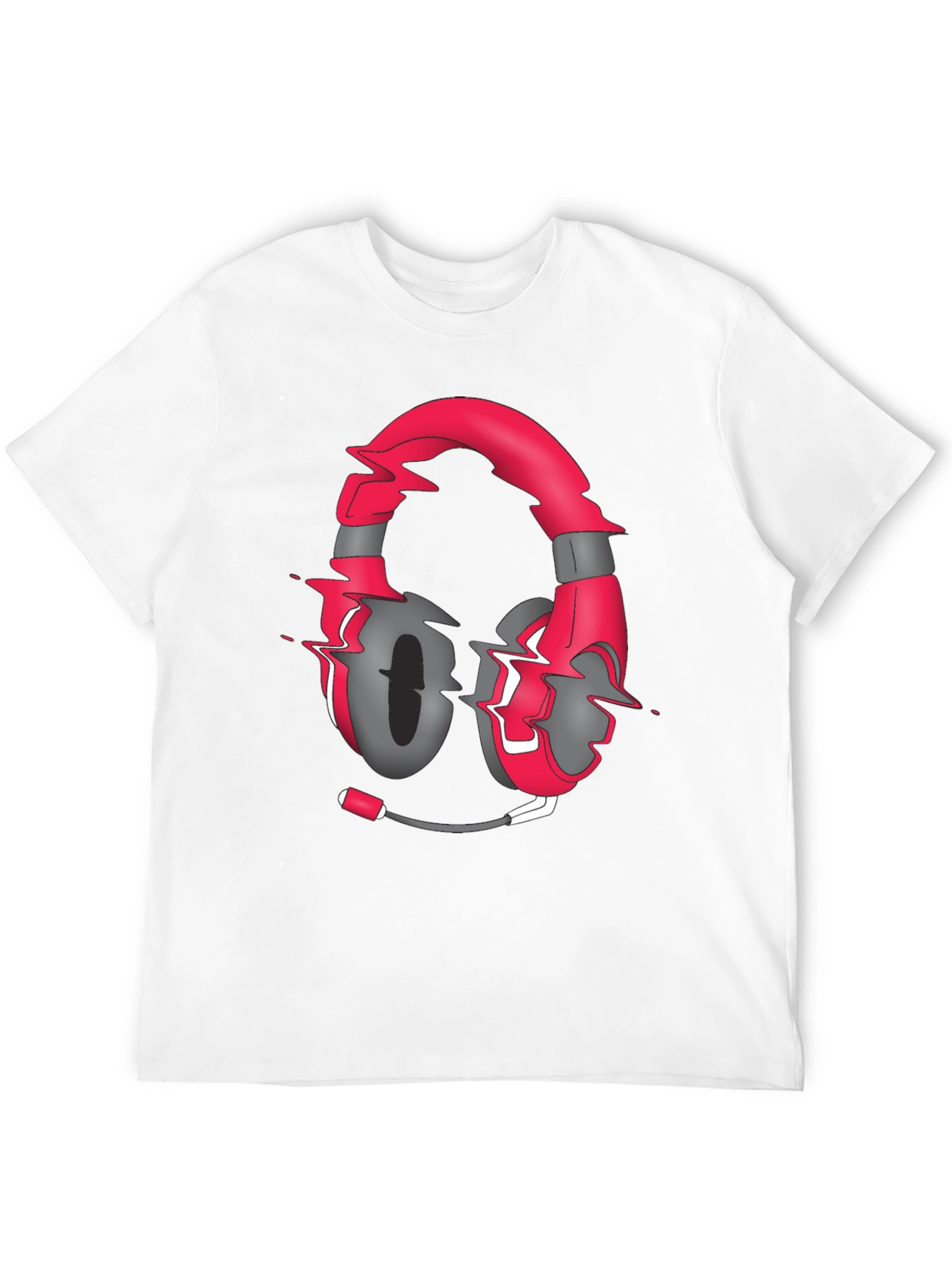 Gaming Headset Graphic Tee - Stylish Gamer Shirt