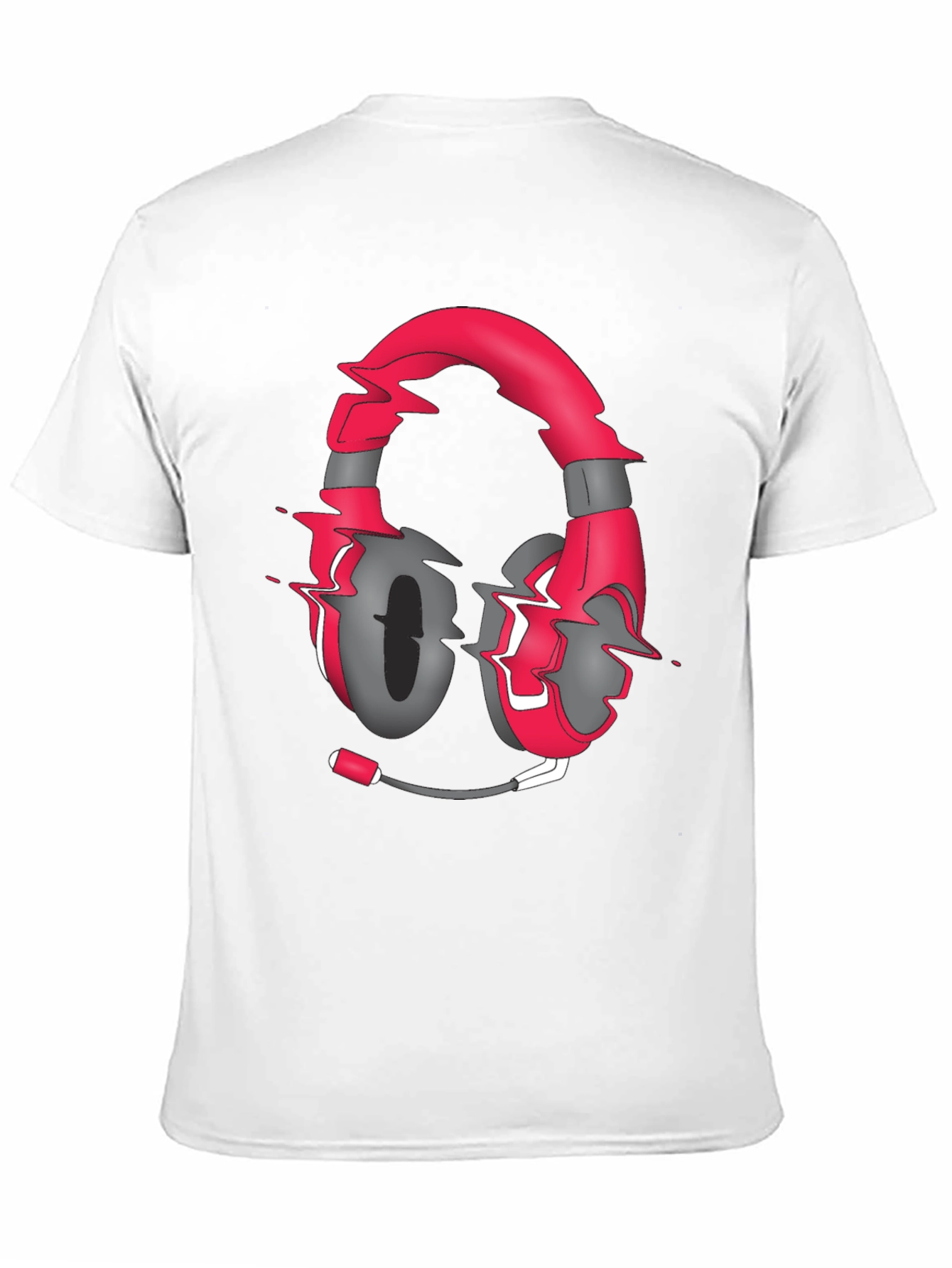 Gaming Headset Graphic Tee - Stylish Gamer Shirt