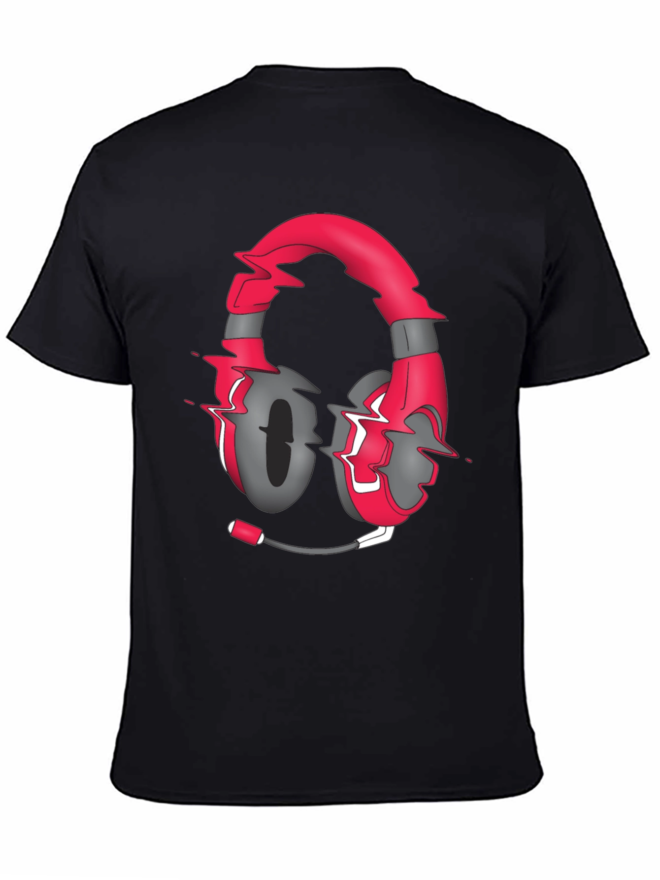 Gaming Headset Graphic Tee - Stylish Gamer Shirt