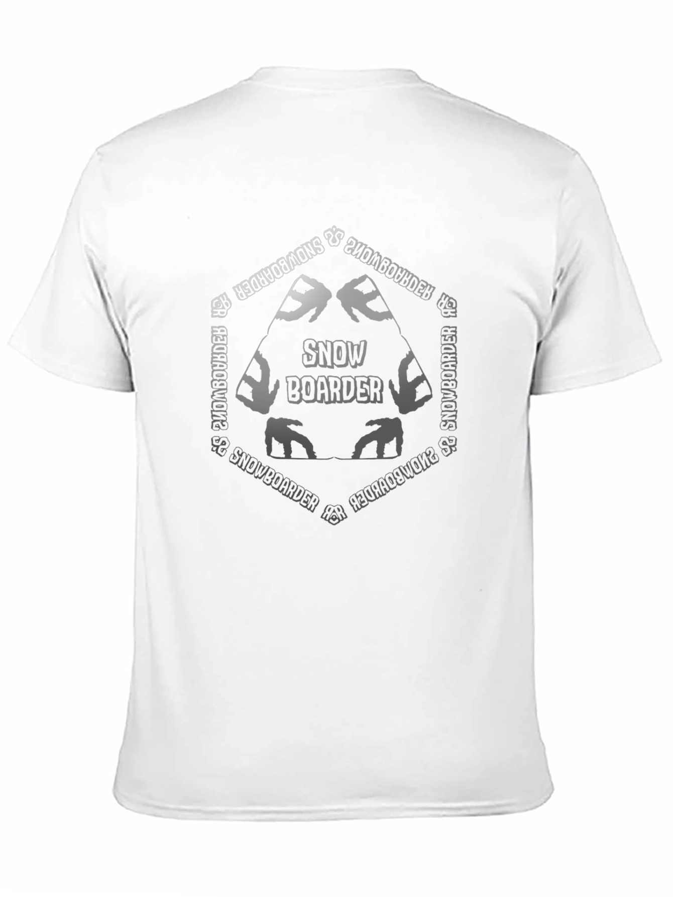 Snowboarder Graphic T-Shirt - Black