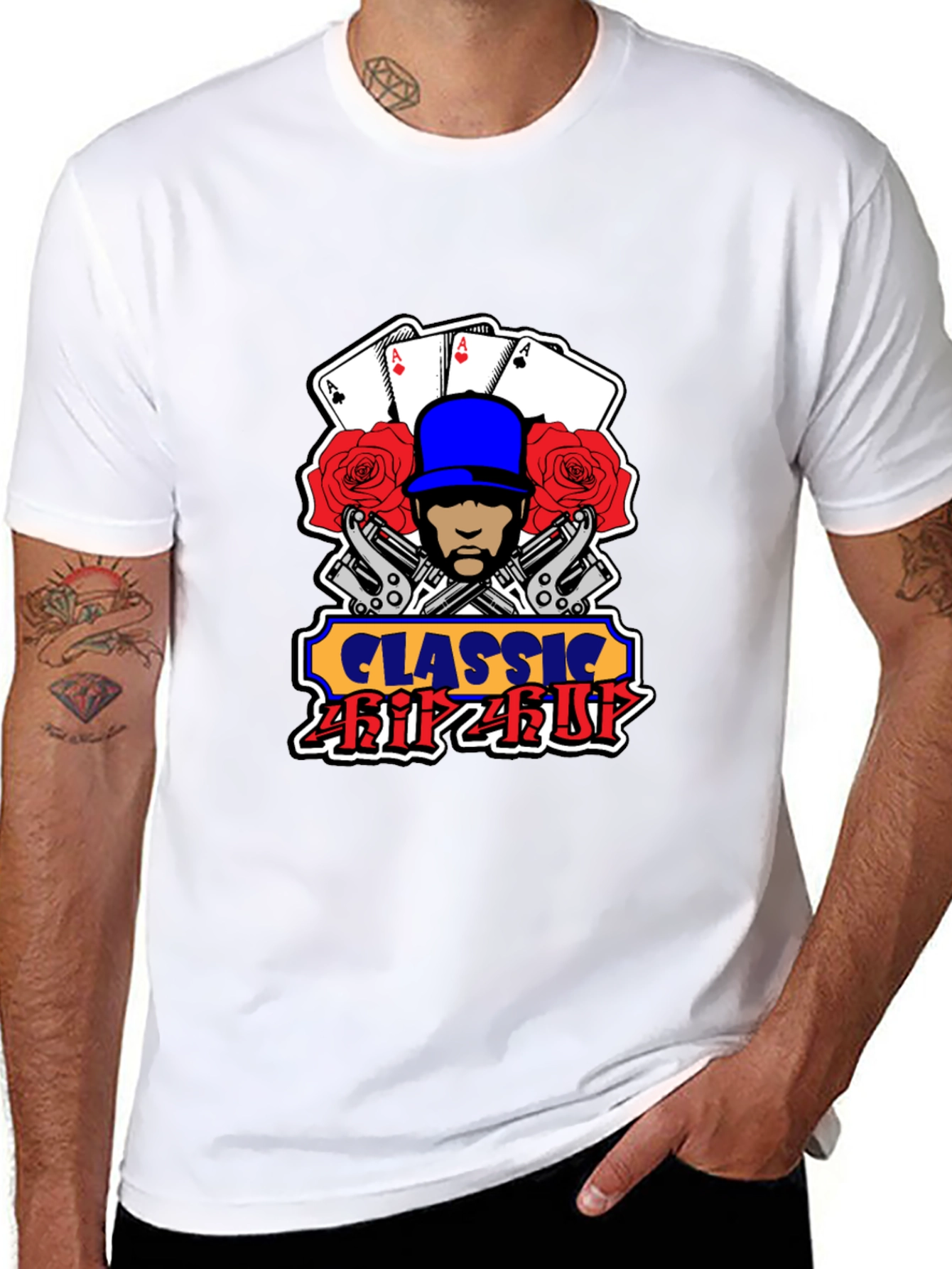 Classic Hip Hop Graphic T-Shirt