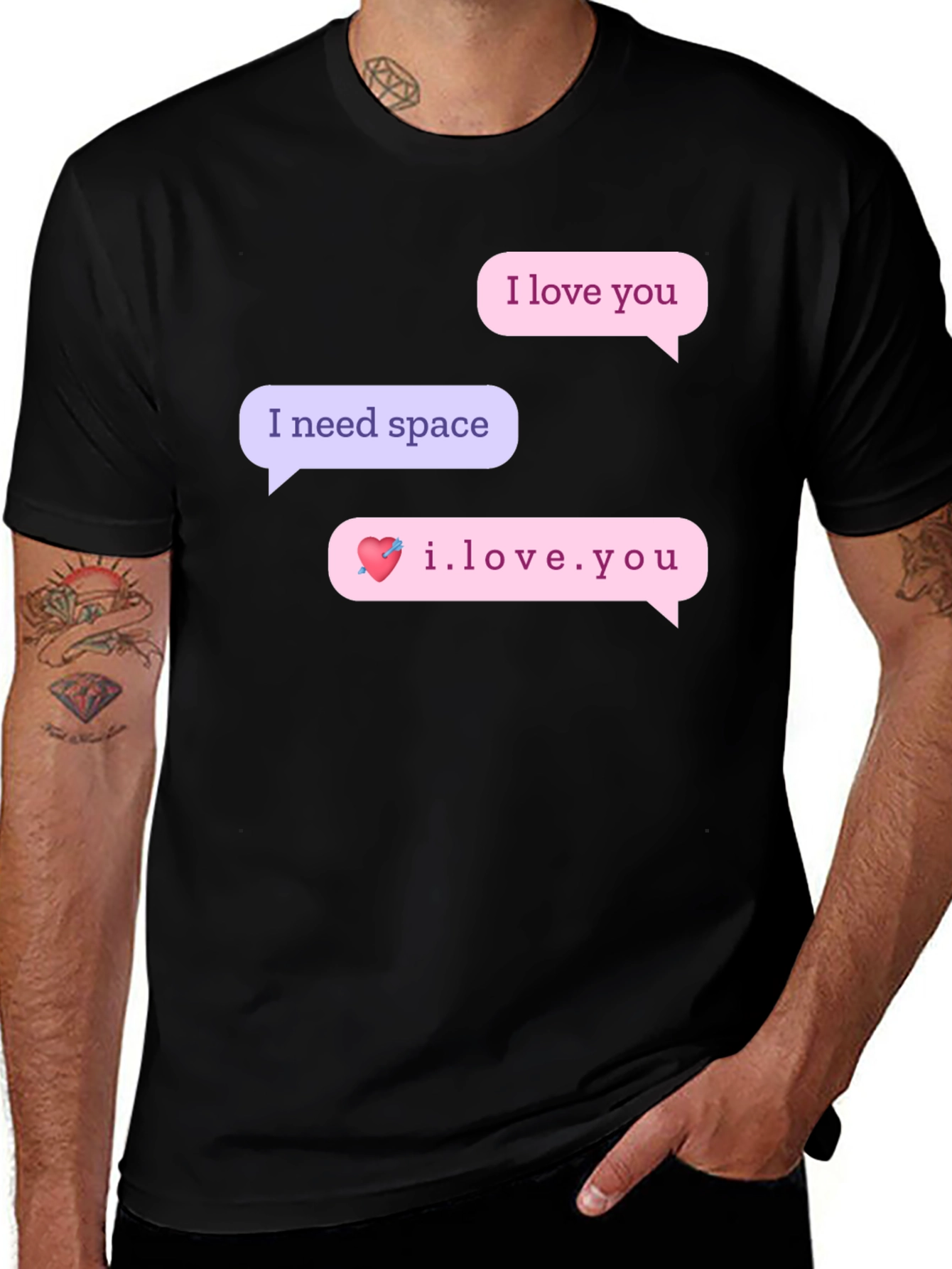 Funny T-Shirt With Conversation Bubbles