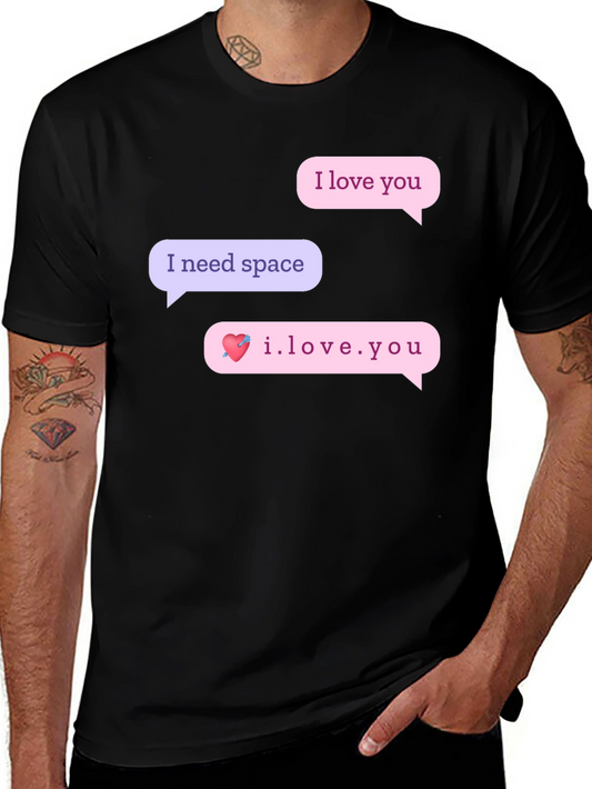 Funny T-Shirt With Conversation Bubbles