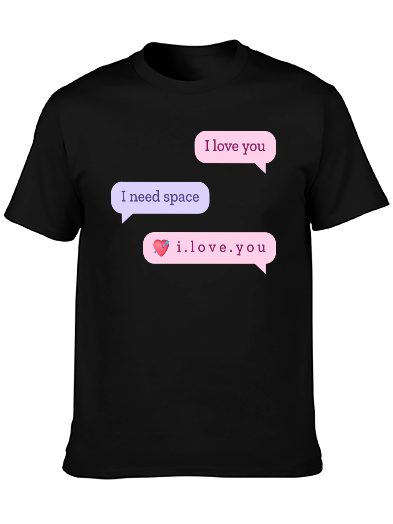 Funny T-Shirt With Conversation Bubbles