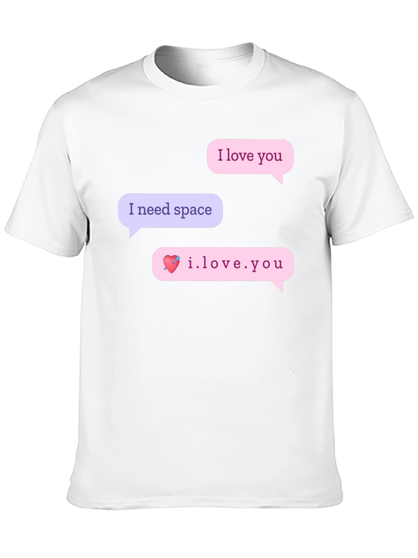 Funny T-Shirt With Conversation Bubbles