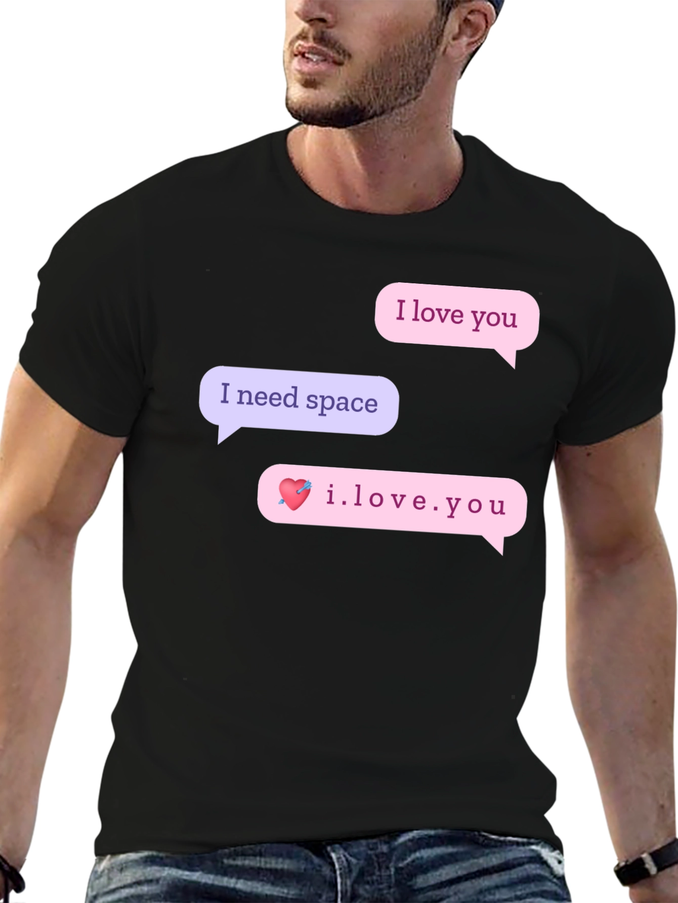 Funny T-Shirt With Conversation Bubbles