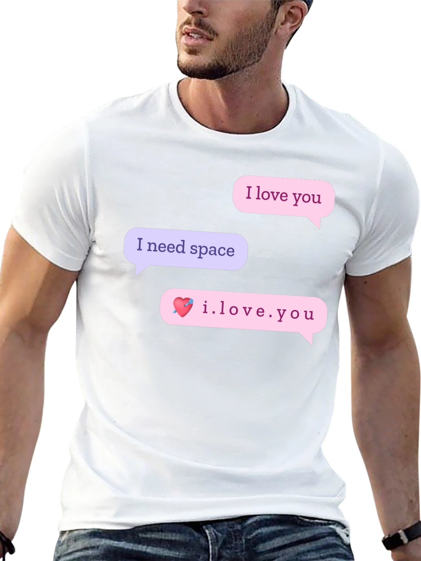 Funny T-Shirt With Conversation Bubbles