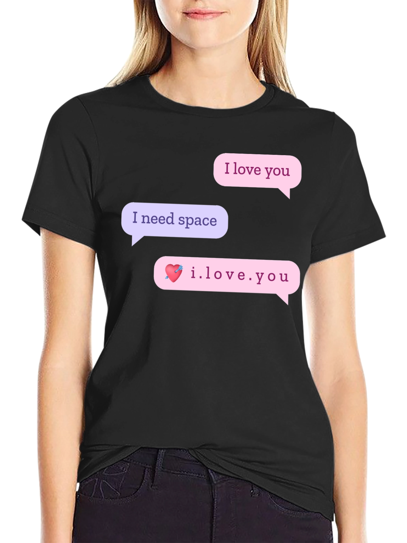 Funny T-Shirt With Conversation Bubbles