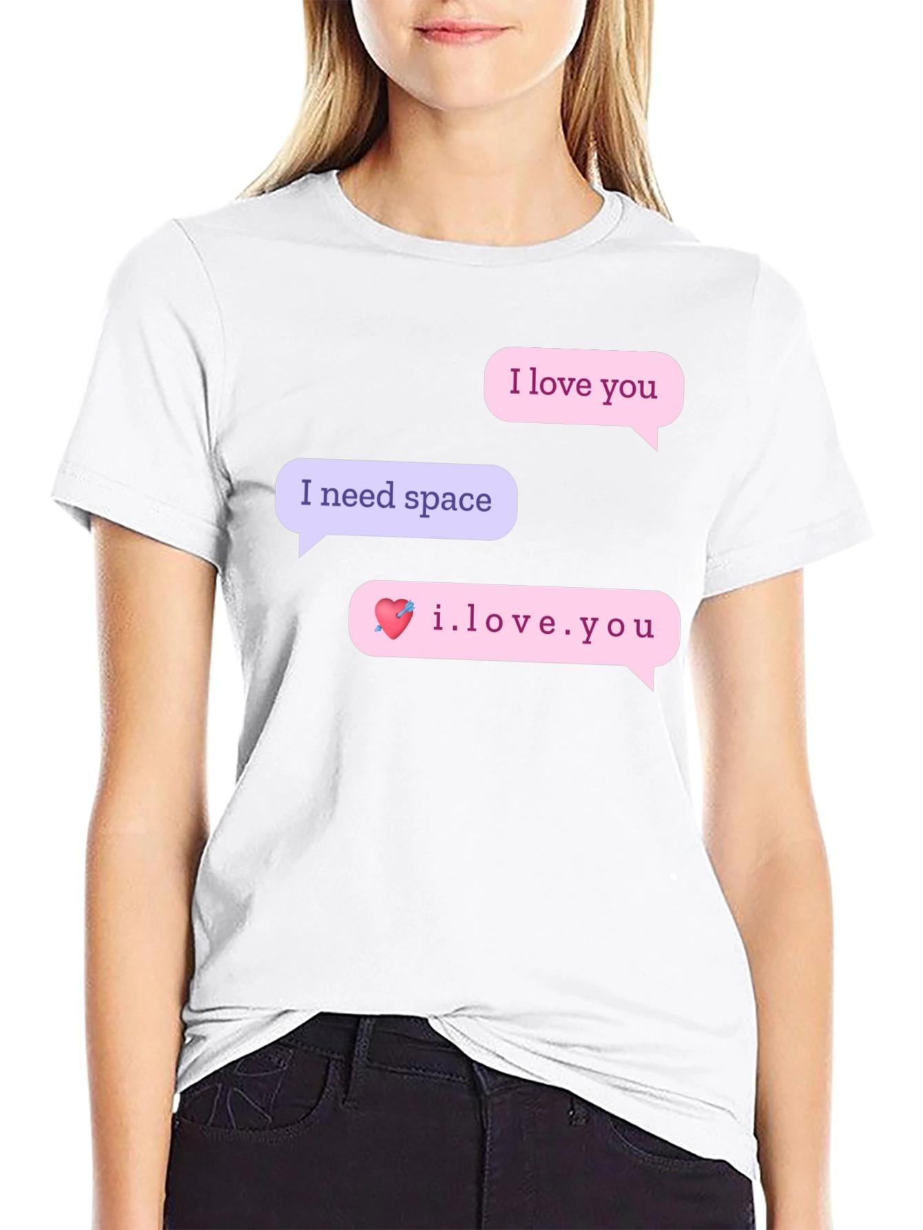 Funny T-Shirt With Conversation Bubbles