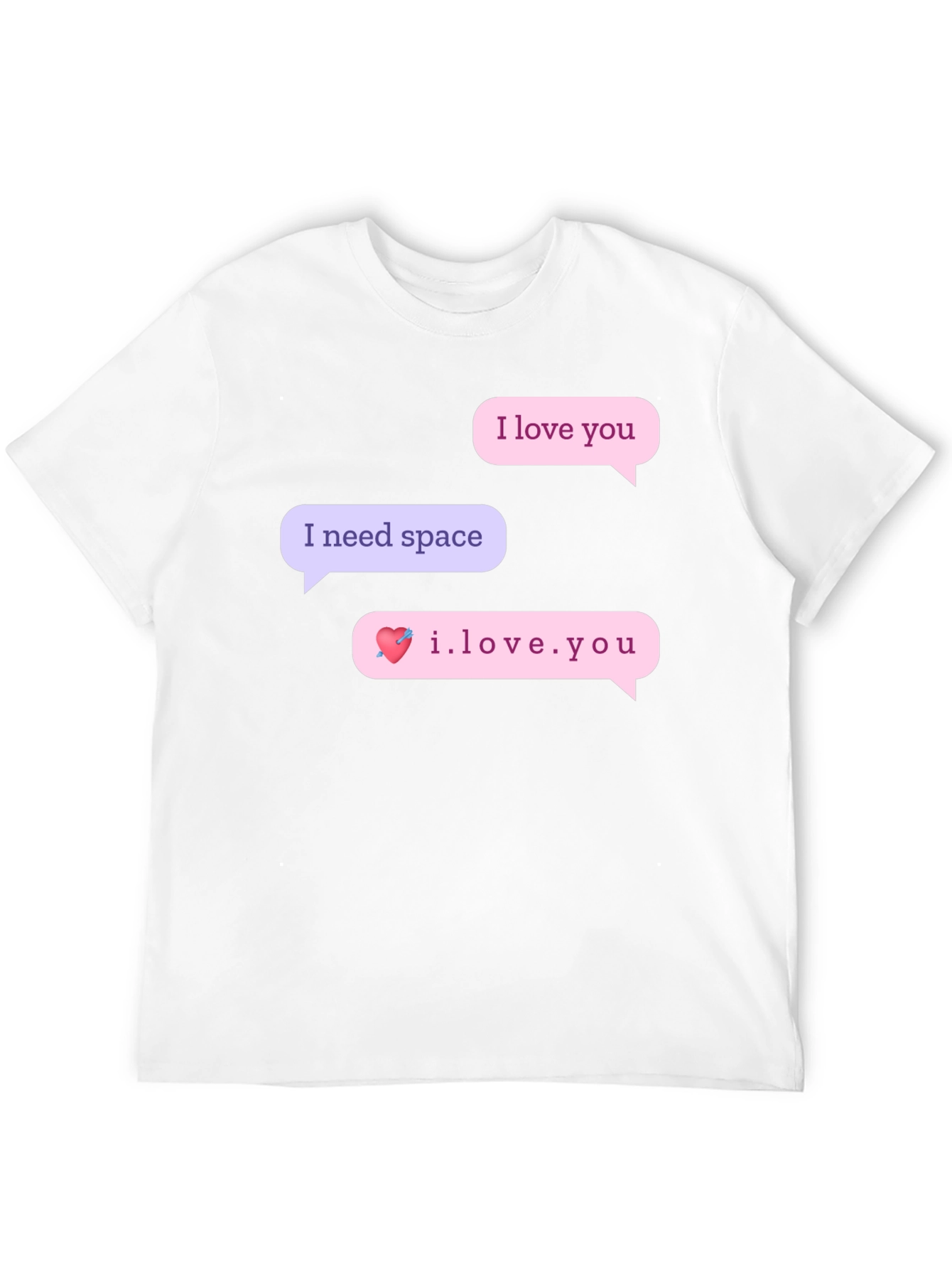 Funny T-Shirt With Conversation Bubbles