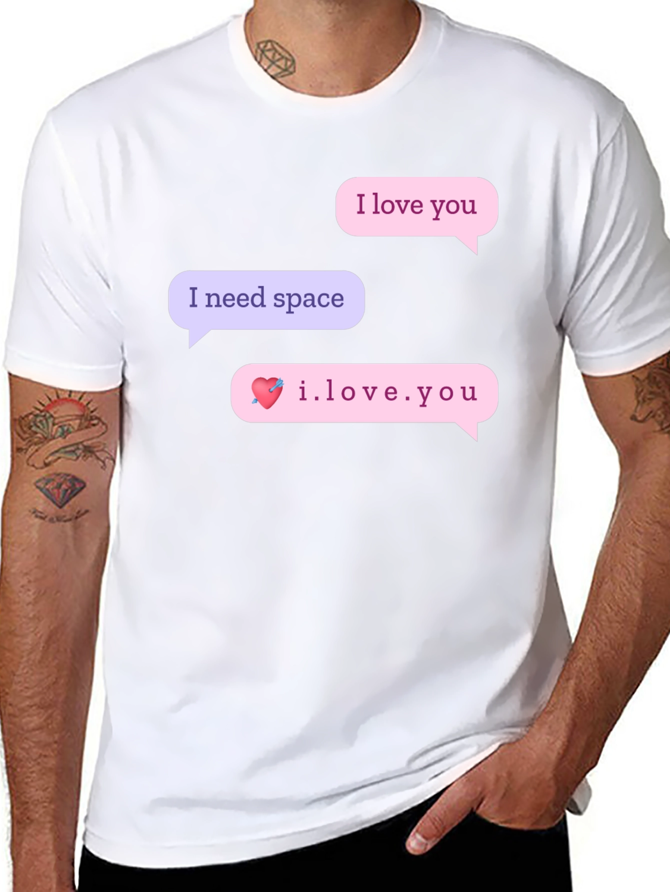 Funny T-Shirt With Conversation Bubbles
