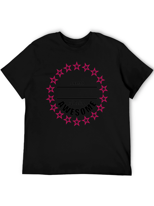 Awesome Years Birthday Star T-Shirt